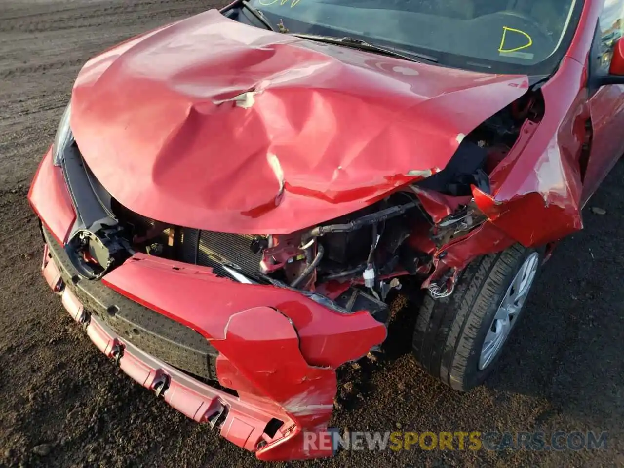 9 Photograph of a damaged car 5YFBURHE8KP903524 TOYOTA COROLLA 2019