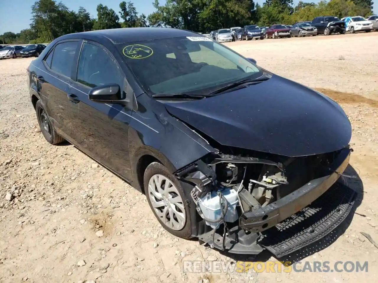 1 Photograph of a damaged car 5YFBURHE8KP903894 TOYOTA COROLLA 2019