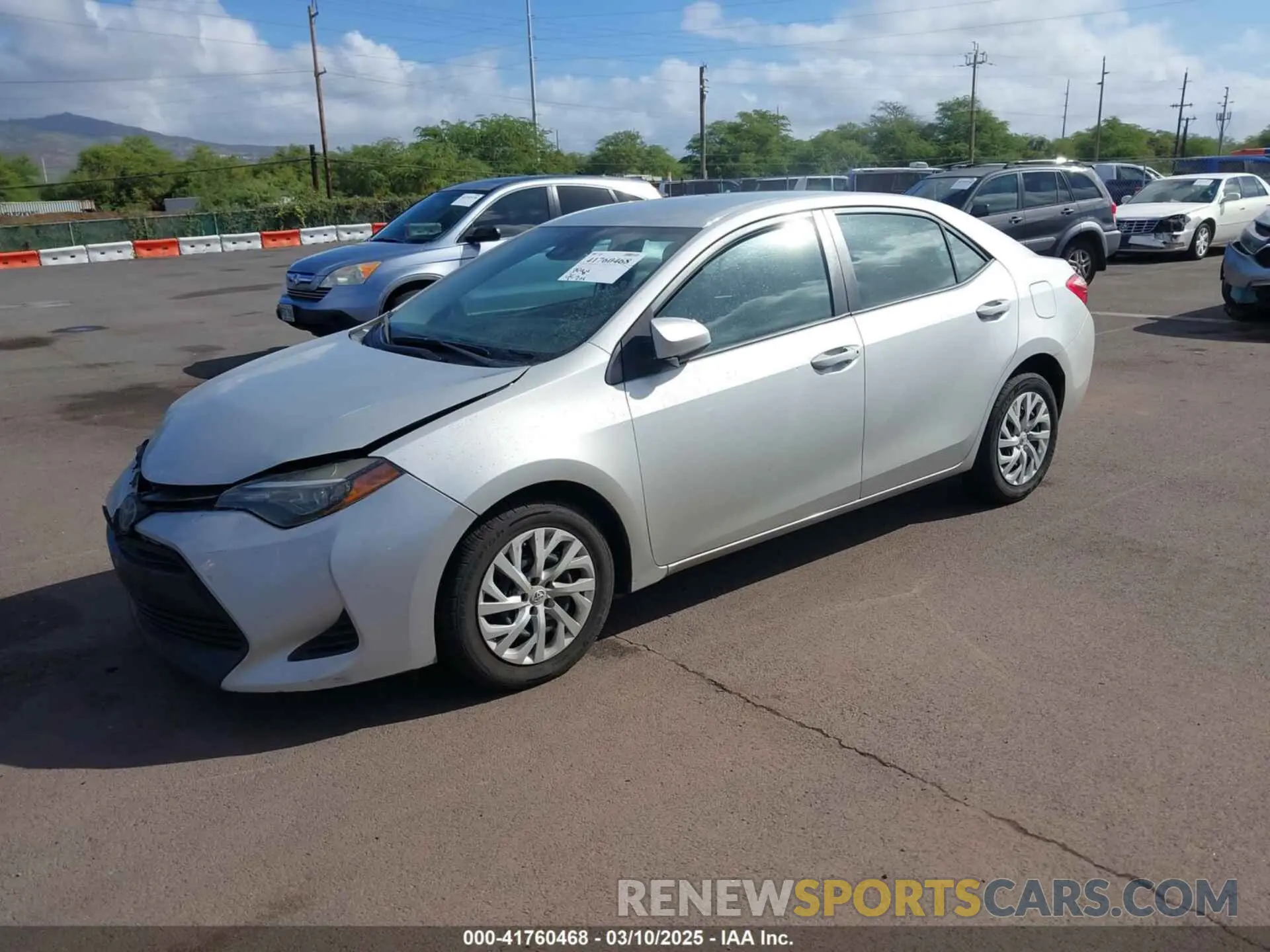 2 Photograph of a damaged car 5YFBURHE8KP904642 TOYOTA COROLLA 2019