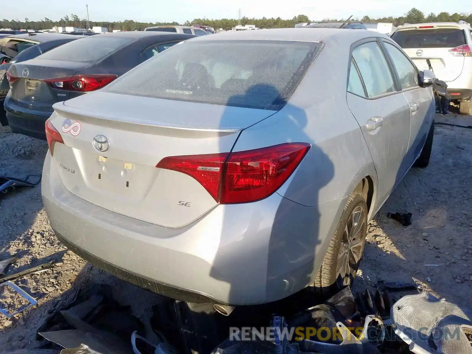 4 Photograph of a damaged car 5YFBURHE8KP907248 TOYOTA COROLLA 2019