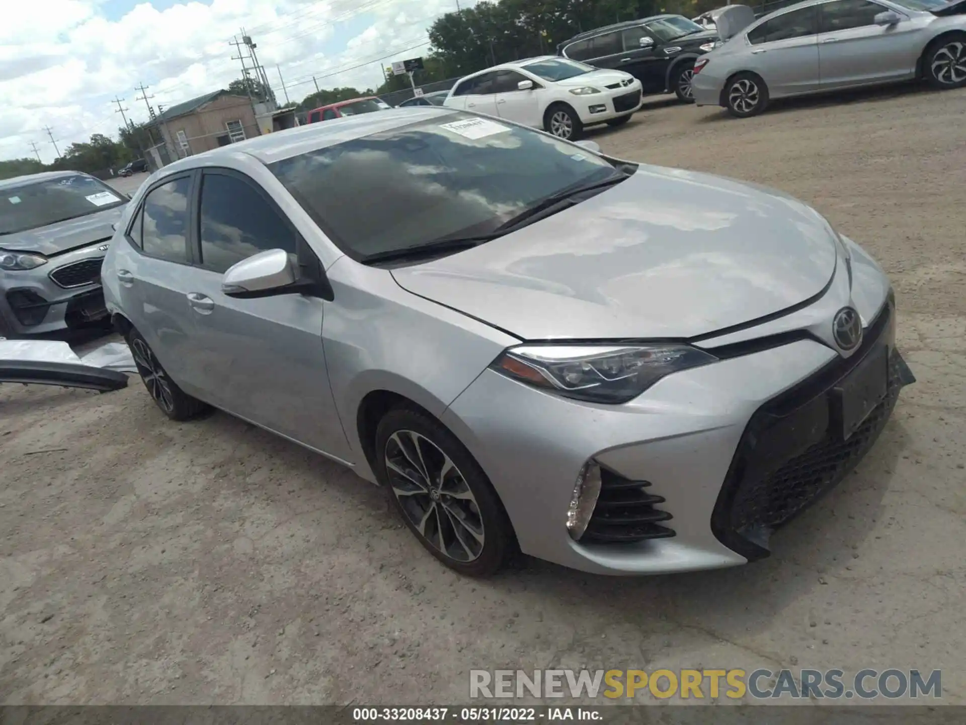 1 Photograph of a damaged car 5YFBURHE8KP907279 TOYOTA COROLLA 2019