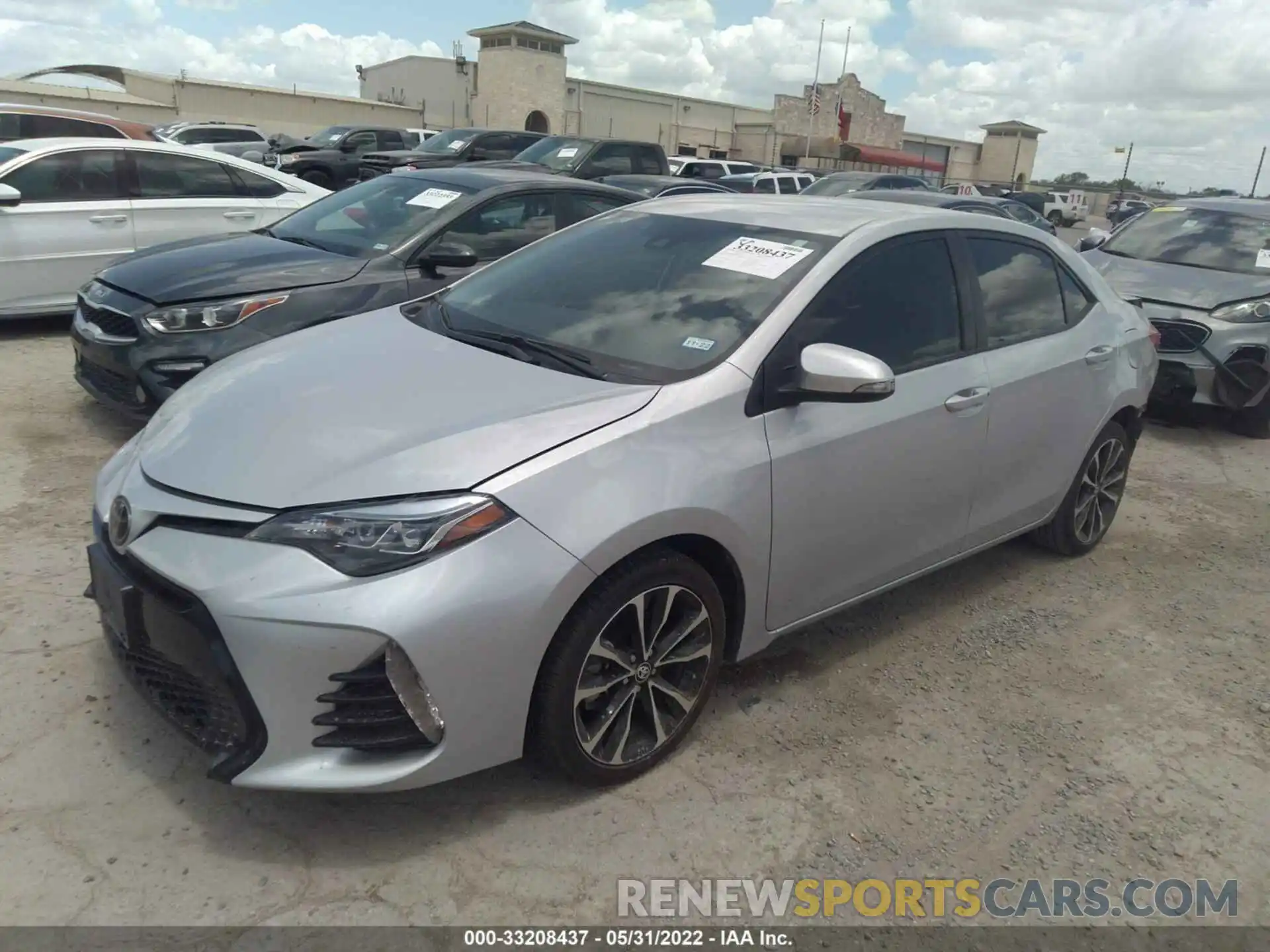 2 Photograph of a damaged car 5YFBURHE8KP907279 TOYOTA COROLLA 2019