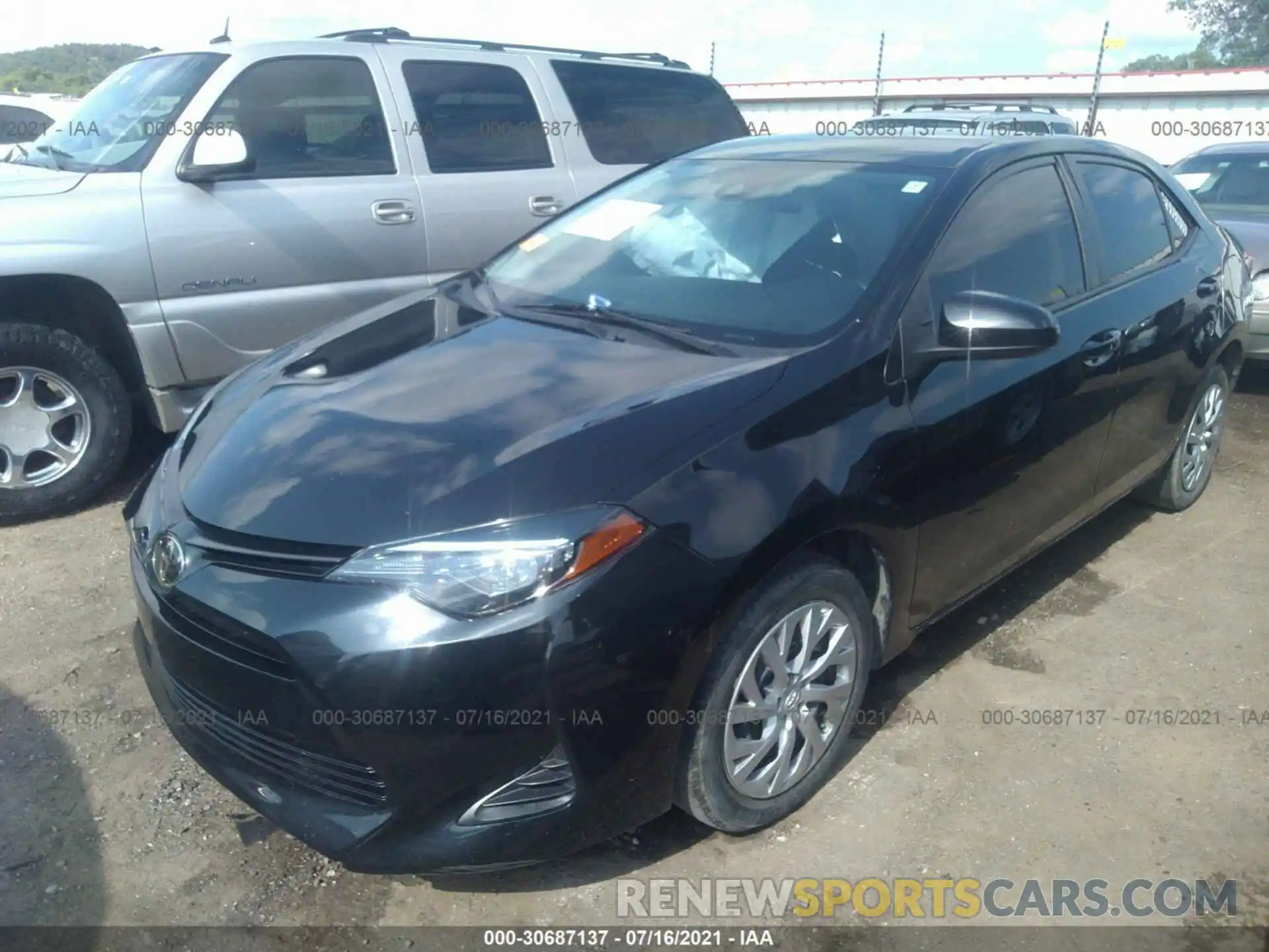 2 Photograph of a damaged car 5YFBURHE8KP909274 TOYOTA COROLLA 2019