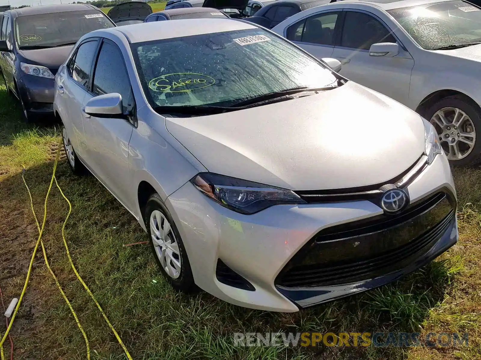 1 Photograph of a damaged car 5YFBURHE8KP910974 TOYOTA COROLLA 2019