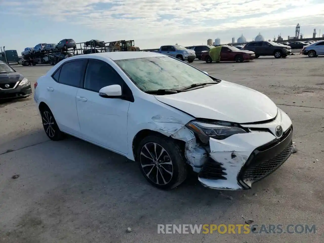 4 Photograph of a damaged car 5YFBURHE8KP911476 TOYOTA COROLLA 2019