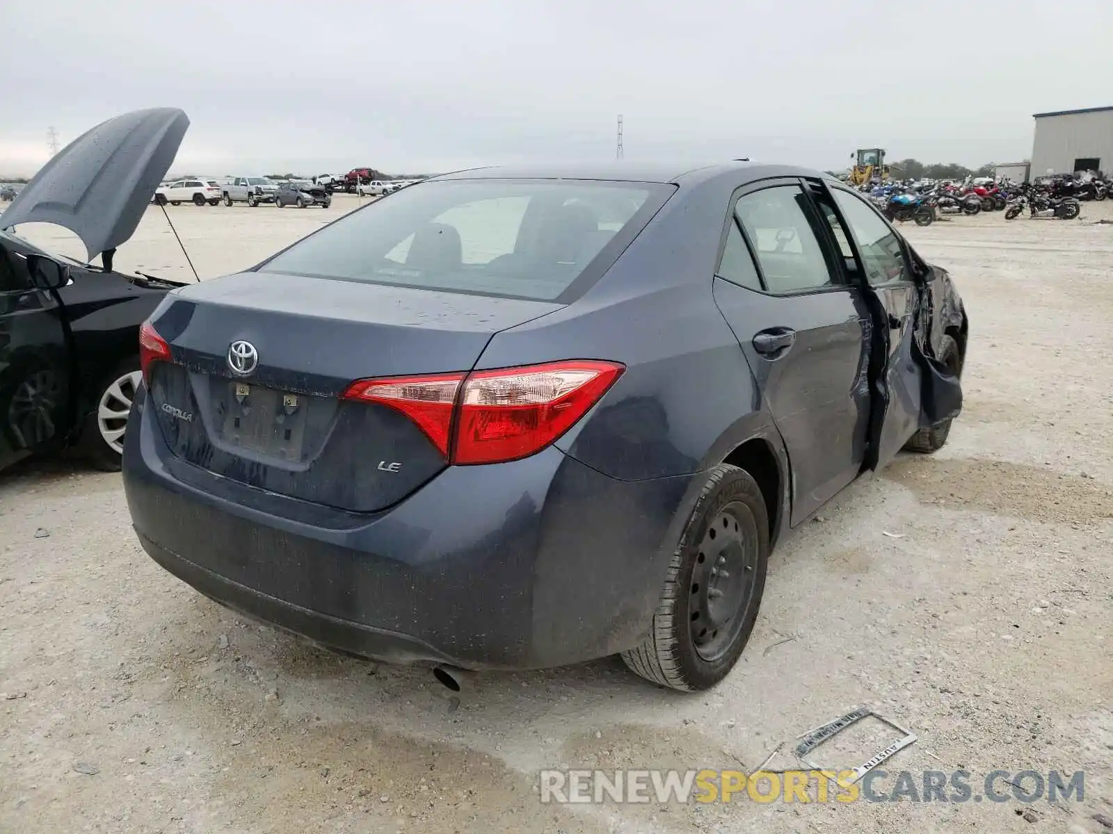 4 Photograph of a damaged car 5YFBURHE8KP911803 TOYOTA COROLLA 2019