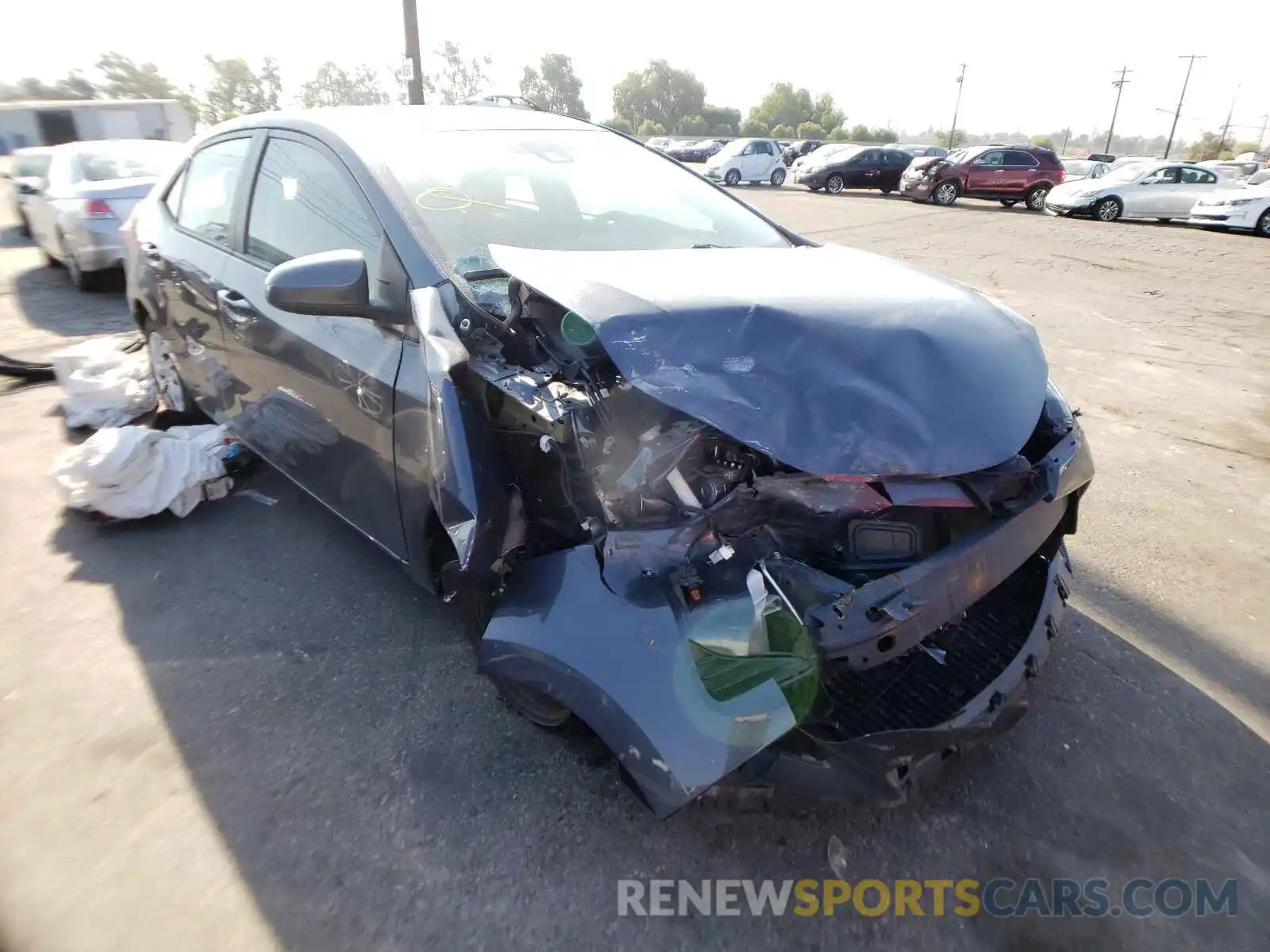 1 Photograph of a damaged car 5YFBURHE8KP912305 TOYOTA COROLLA 2019