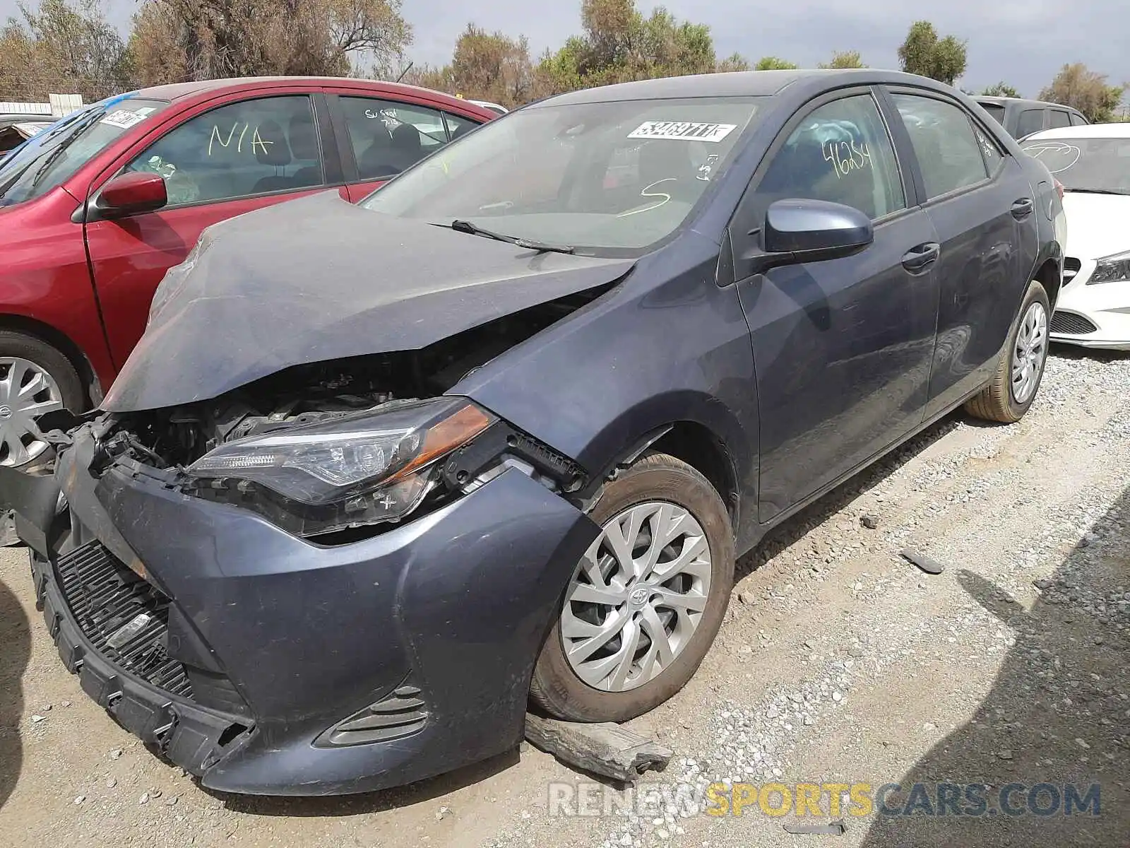 2 Photograph of a damaged car 5YFBURHE8KP912305 TOYOTA COROLLA 2019