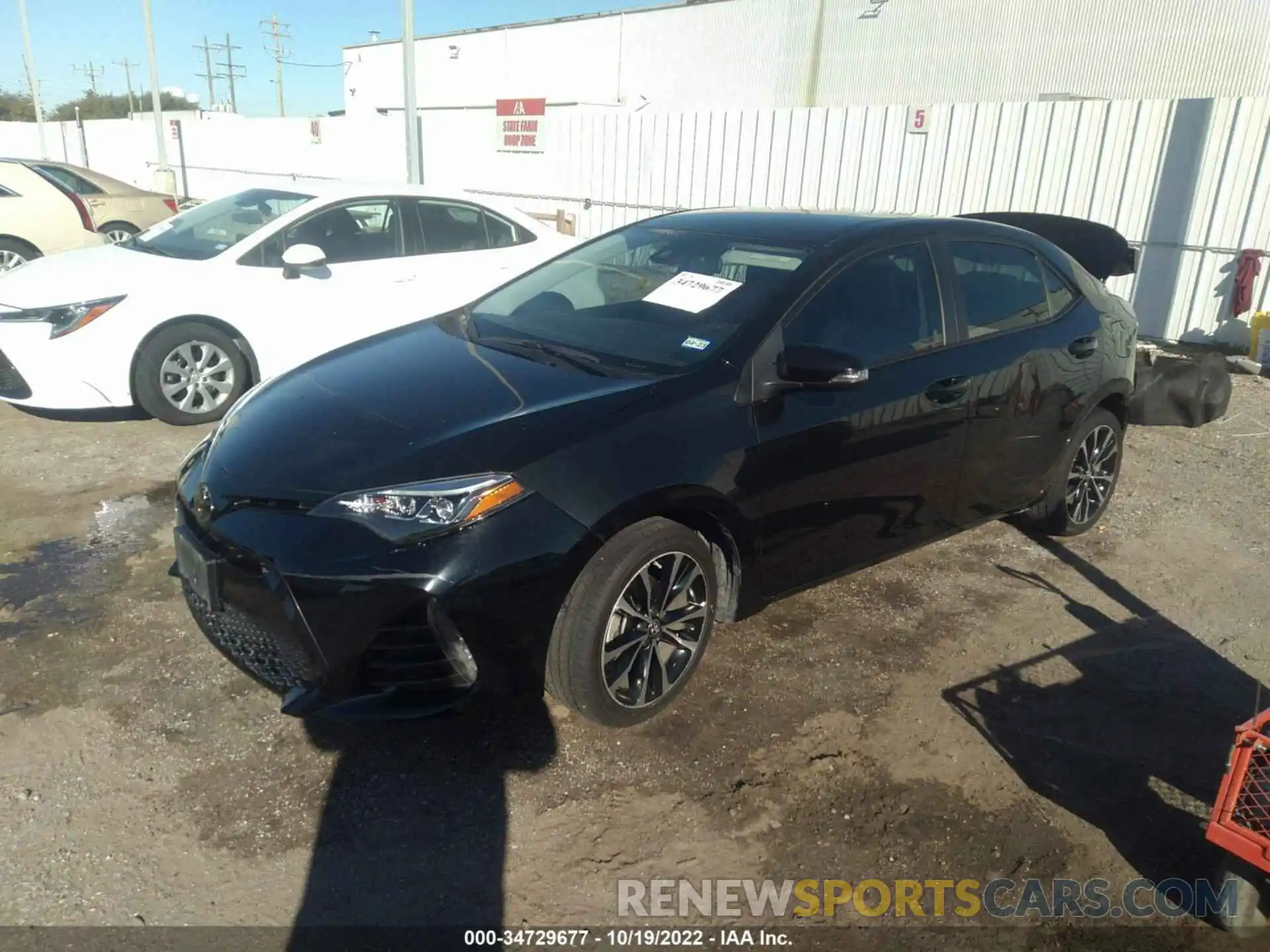 2 Photograph of a damaged car 5YFBURHE8KP912692 TOYOTA COROLLA 2019