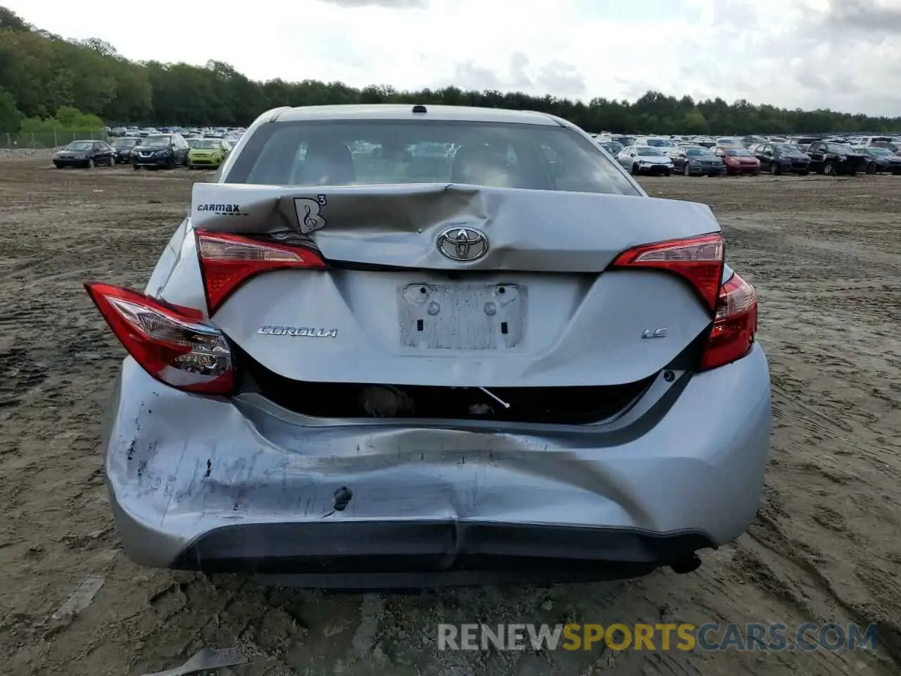 6 Photograph of a damaged car 5YFBURHE8KP915706 TOYOTA COROLLA 2019