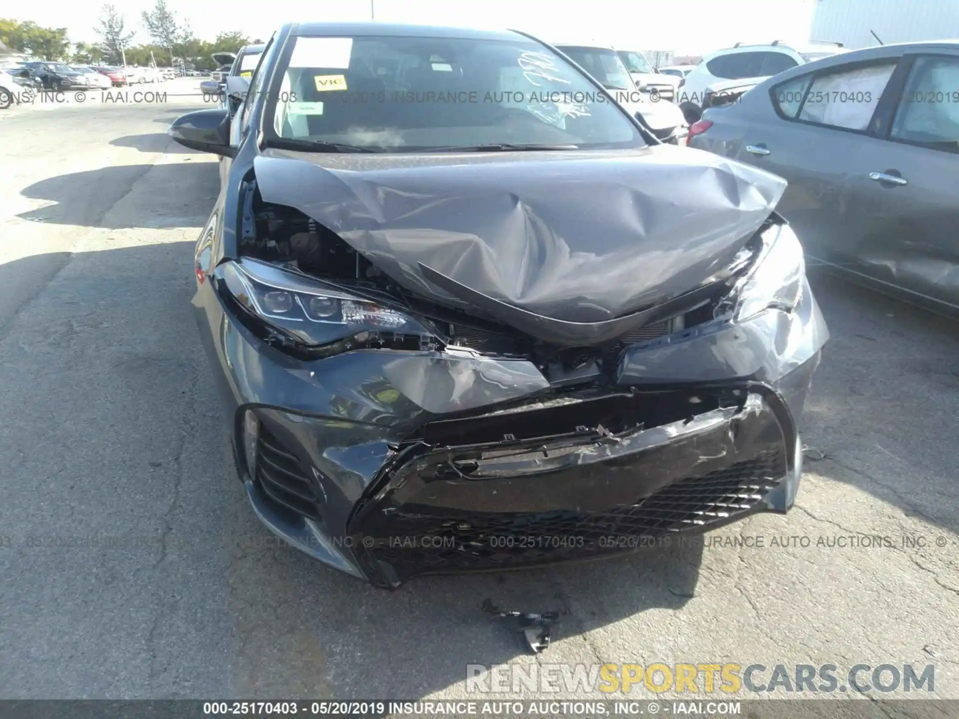 6 Photograph of a damaged car 5YFBURHE8KP917701 TOYOTA COROLLA 2019