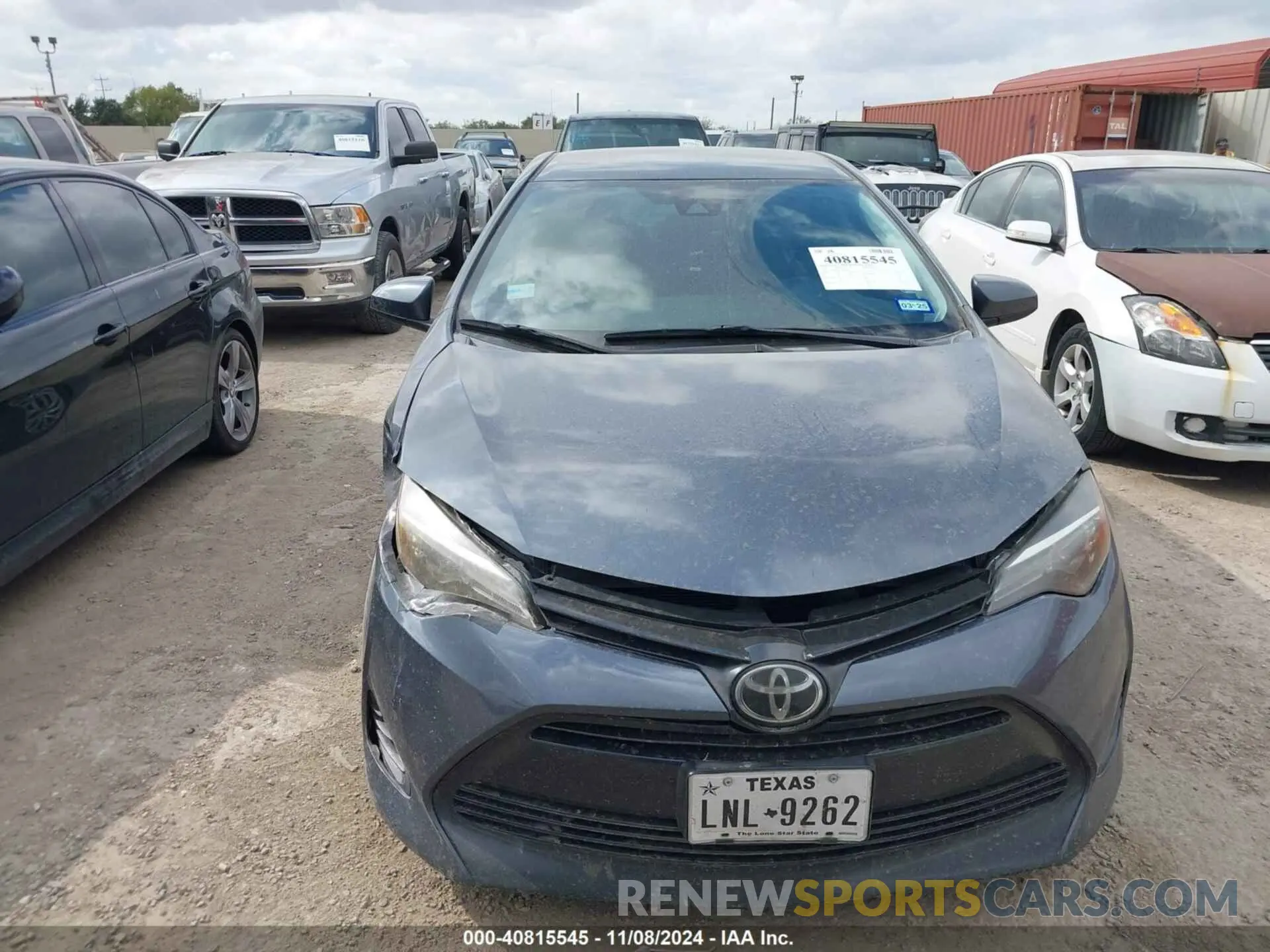 11 Photograph of a damaged car 5YFBURHE8KP918718 TOYOTA COROLLA 2019