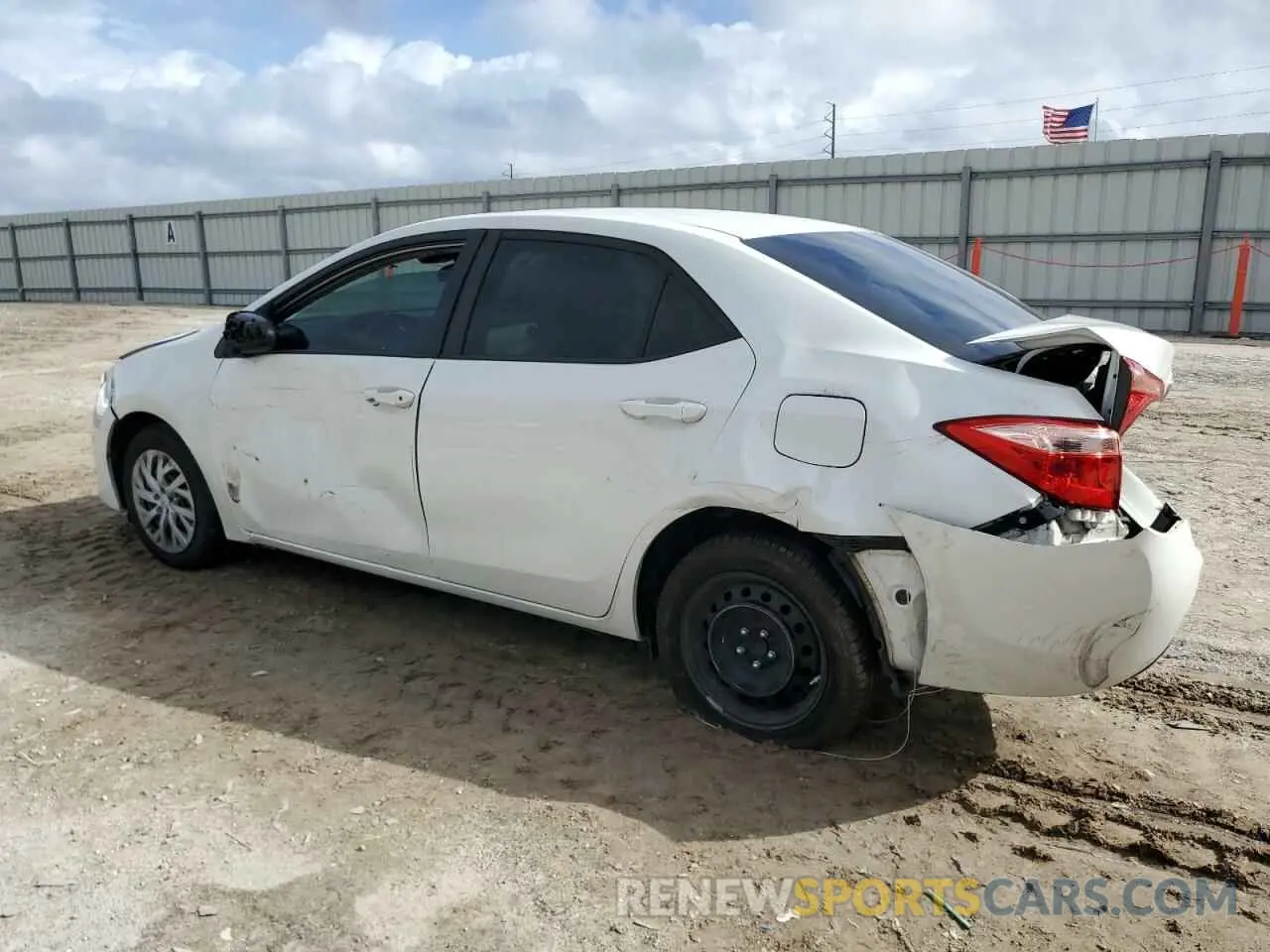 2 Photograph of a damaged car 5YFBURHE8KP919707 TOYOTA COROLLA 2019