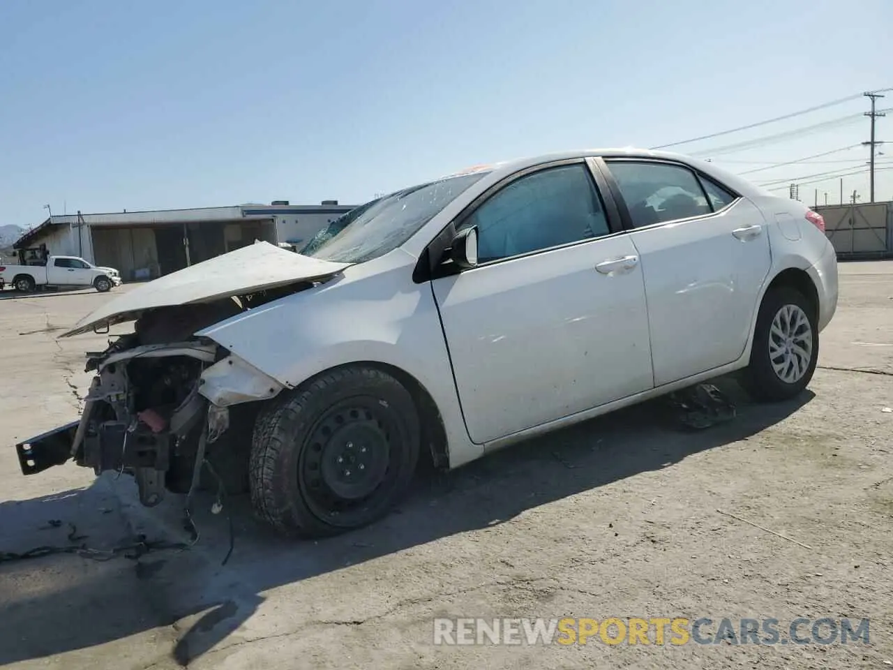 1 Photograph of a damaged car 5YFBURHE8KP920646 TOYOTA COROLLA 2019