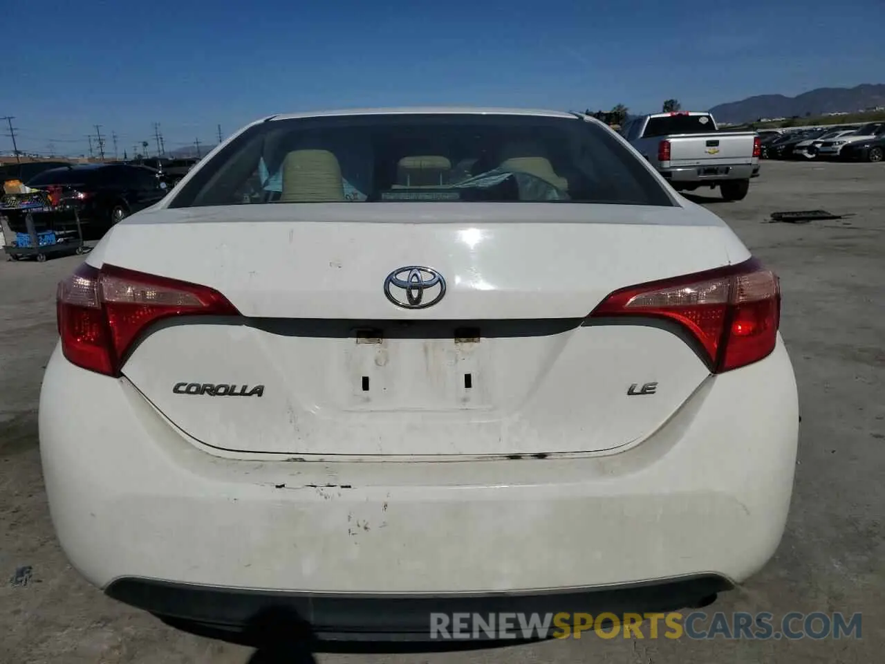 6 Photograph of a damaged car 5YFBURHE8KP920646 TOYOTA COROLLA 2019