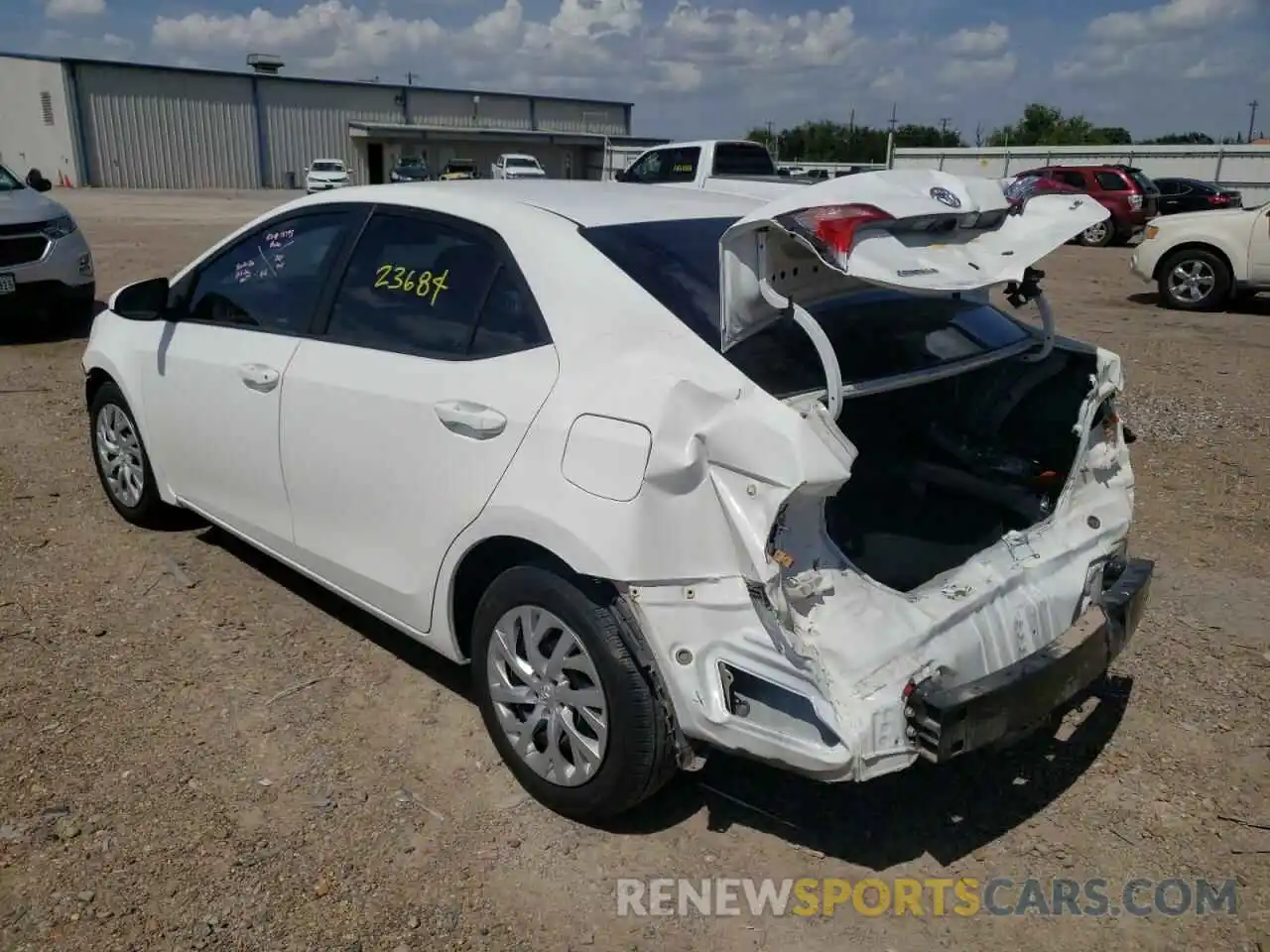 3 Photograph of a damaged car 5YFBURHE8KP922963 TOYOTA COROLLA 2019