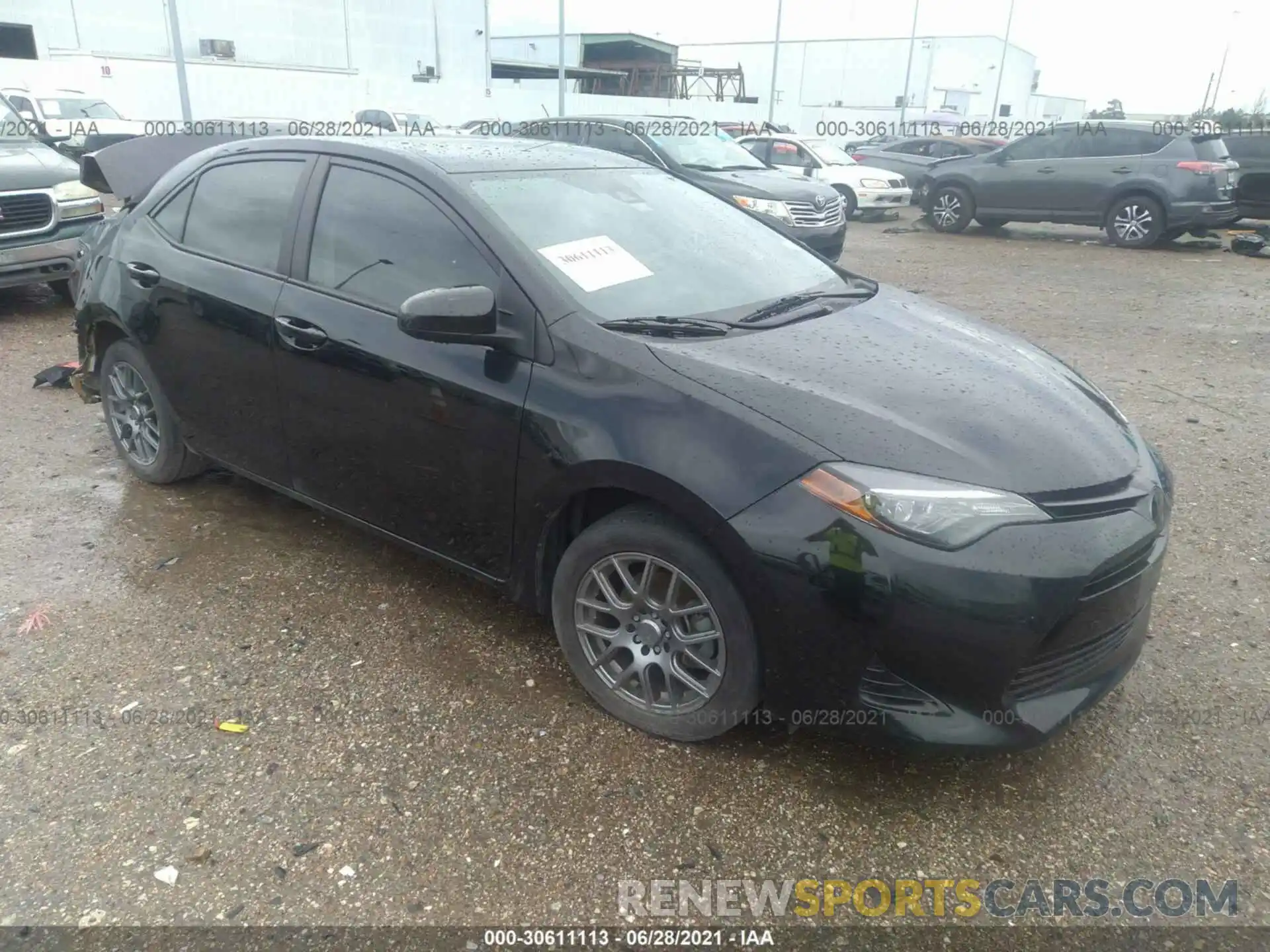 1 Photograph of a damaged car 5YFBURHE8KP925944 TOYOTA COROLLA 2019