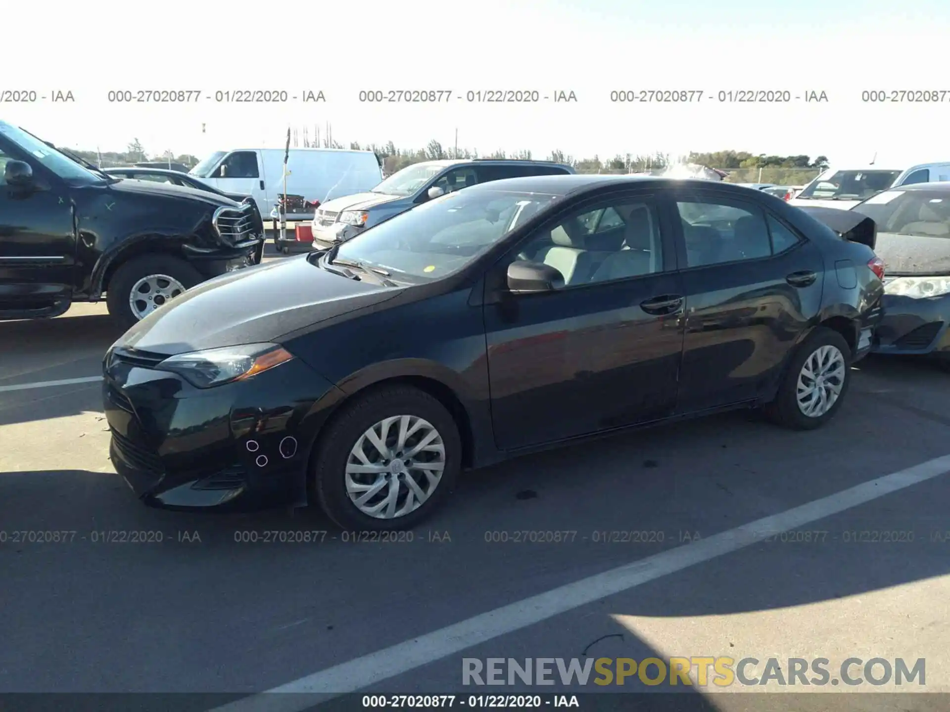 2 Photograph of a damaged car 5YFBURHE8KP930612 TOYOTA COROLLA 2019