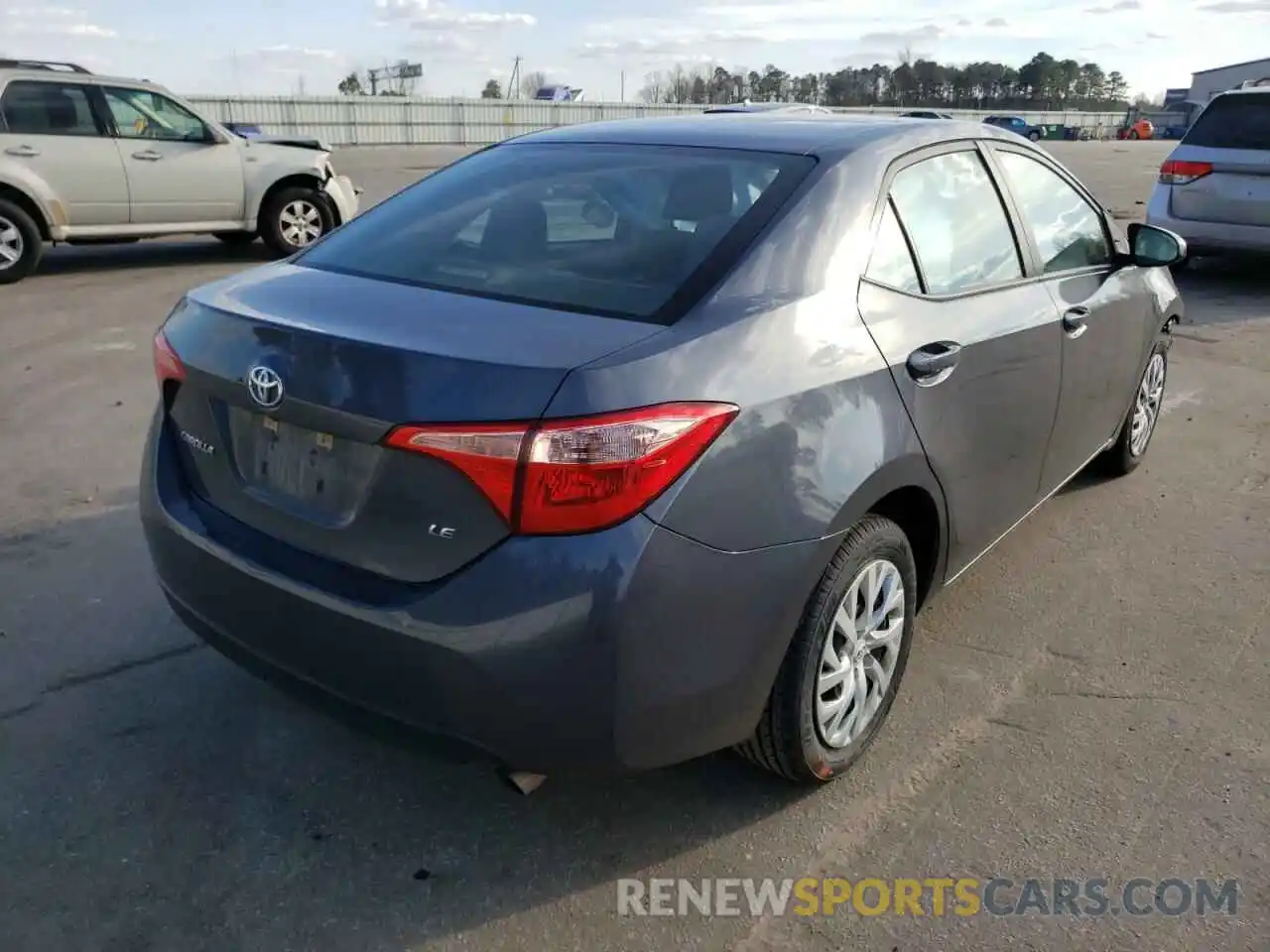 4 Photograph of a damaged car 5YFBURHE8KP931355 TOYOTA COROLLA 2019