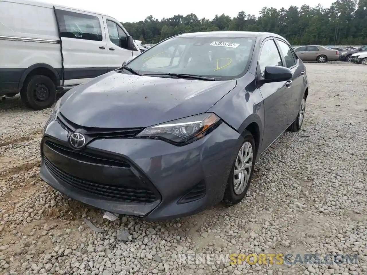 2 Photograph of a damaged car 5YFBURHE8KP933977 TOYOTA COROLLA 2019