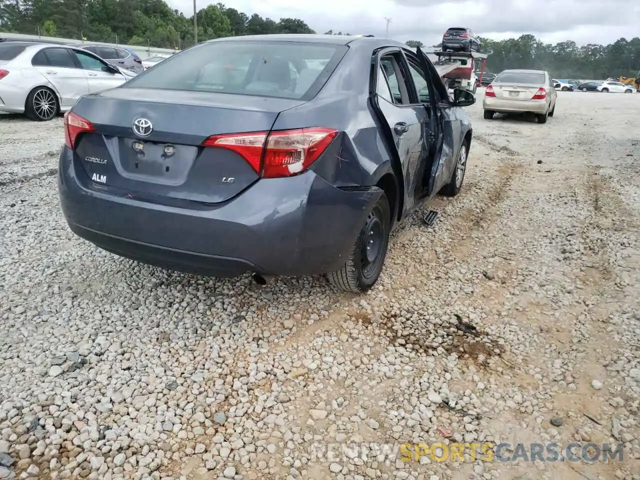 4 Photograph of a damaged car 5YFBURHE8KP933977 TOYOTA COROLLA 2019