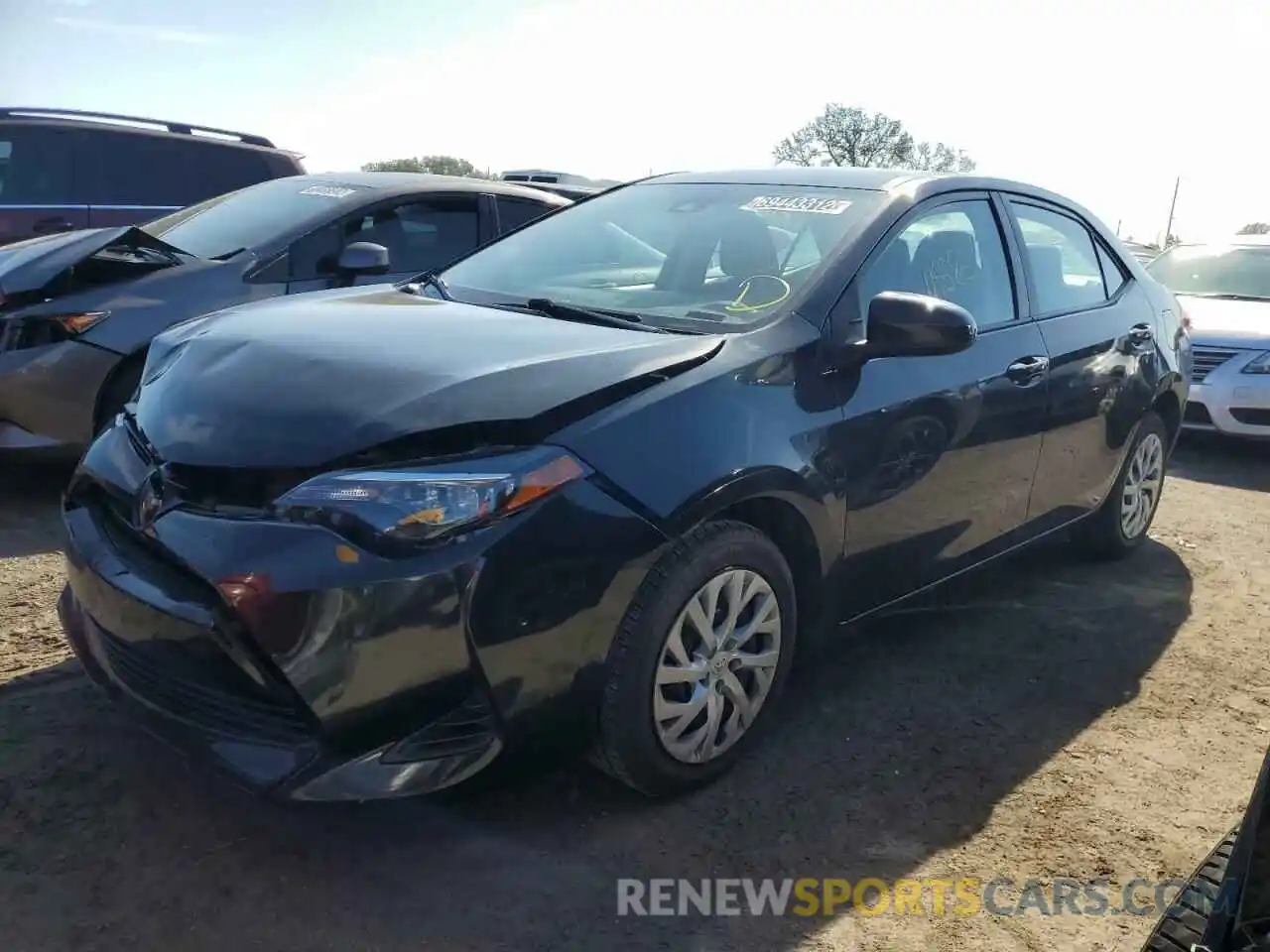 1 Photograph of a damaged car 5YFBURHE8KP935132 TOYOTA COROLLA 2019