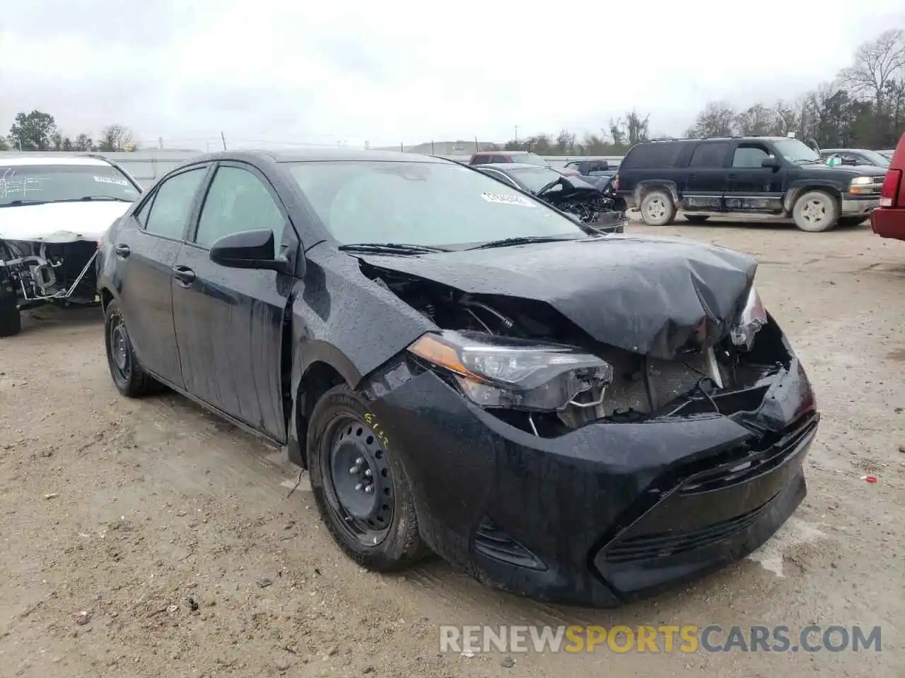 1 Photograph of a damaged car 5YFBURHE8KP935342 TOYOTA COROLLA 2019