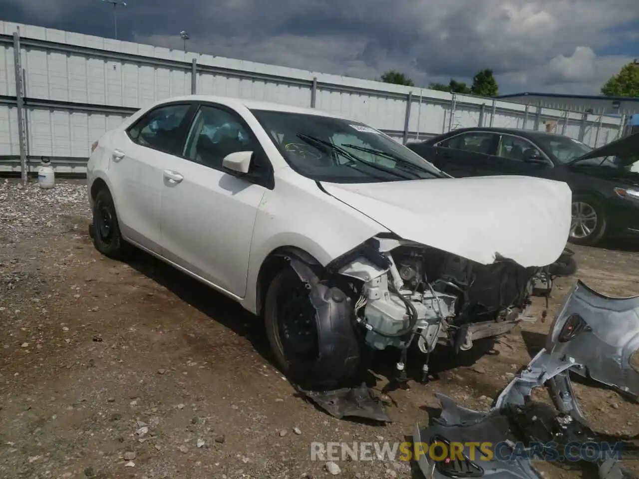 1 Photograph of a damaged car 5YFBURHE8KP935602 TOYOTA COROLLA 2019