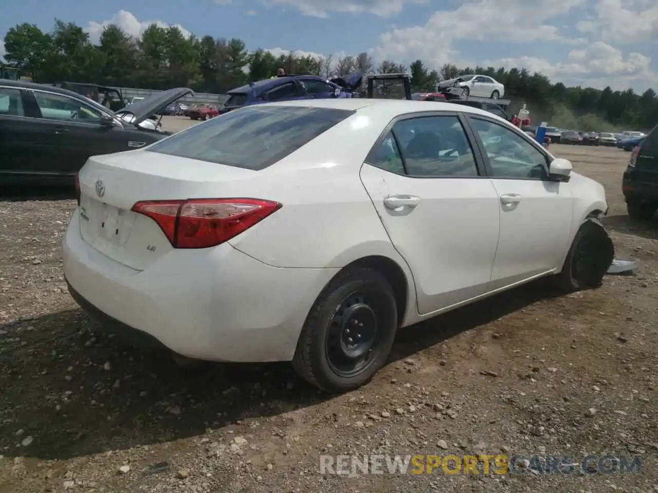 4 Photograph of a damaged car 5YFBURHE8KP935602 TOYOTA COROLLA 2019