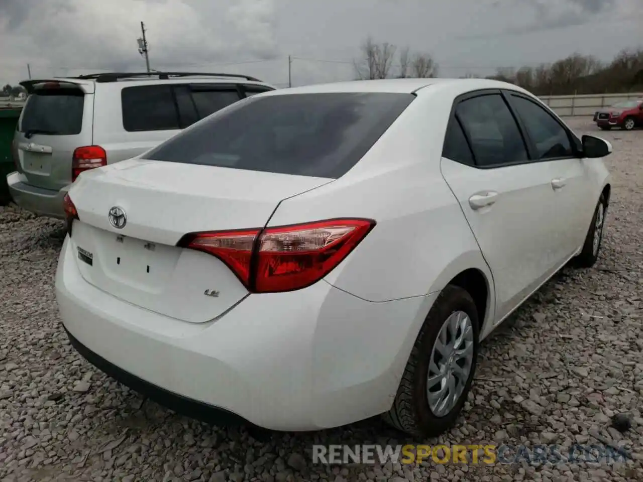 4 Photograph of a damaged car 5YFBURHE8KP935745 TOYOTA COROLLA 2019