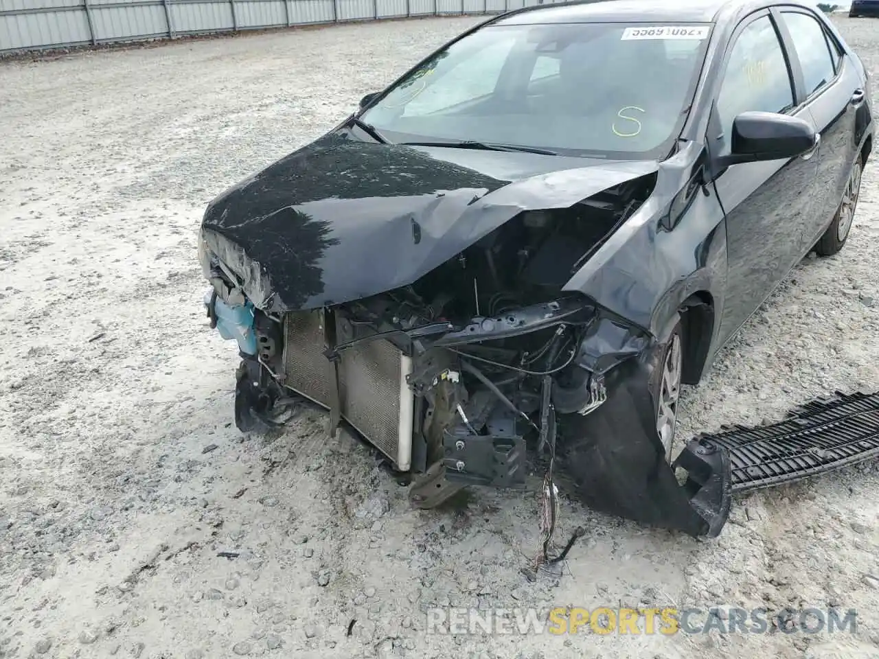 9 Photograph of a damaged car 5YFBURHE8KP936037 TOYOTA COROLLA 2019