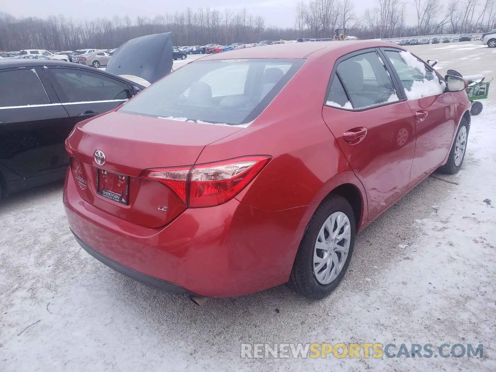 4 Photograph of a damaged car 5YFBURHE8KP936247 TOYOTA COROLLA 2019