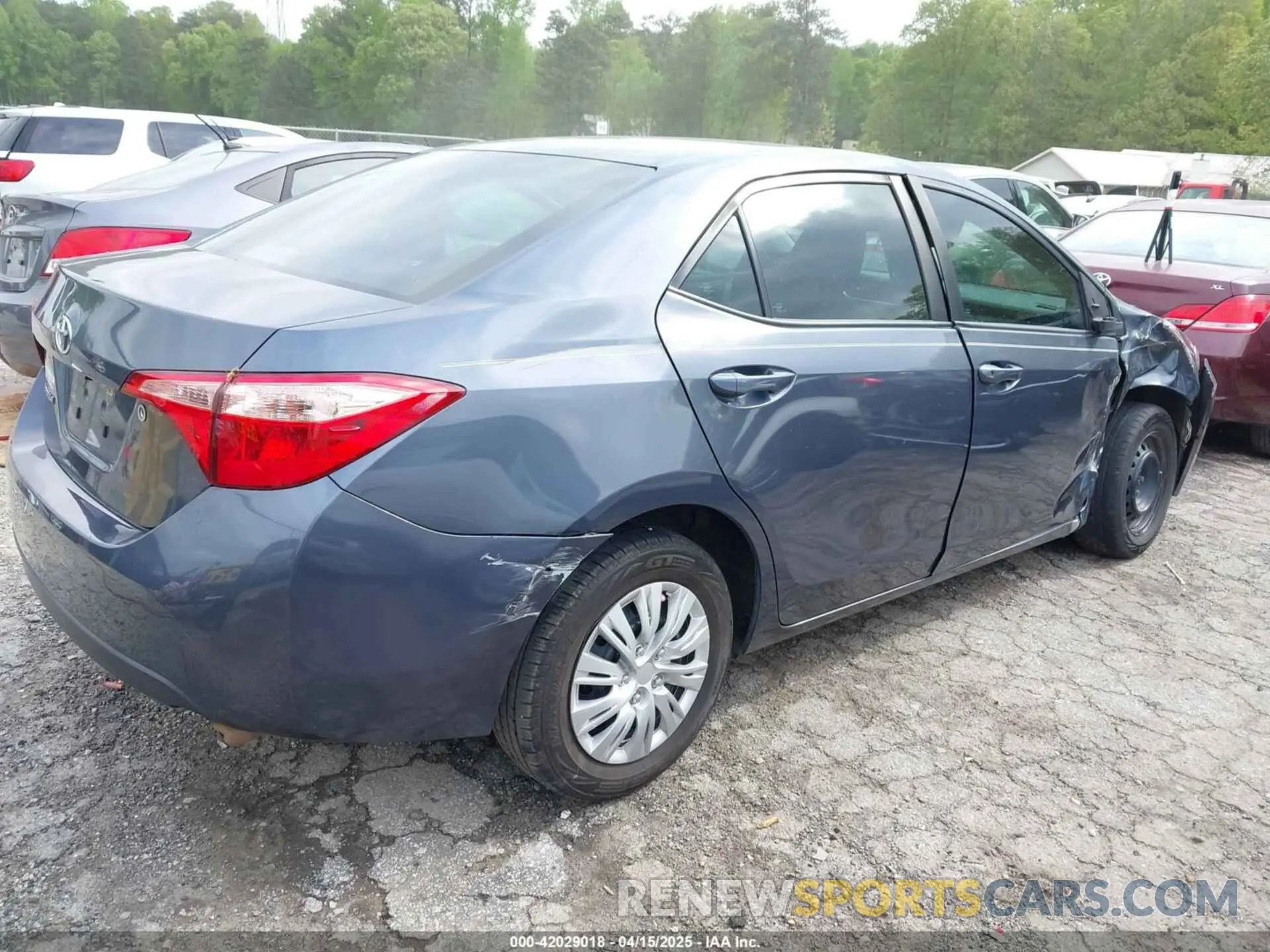 4 Photograph of a damaged car 5YFBURHE8KP936426 TOYOTA COROLLA 2019
