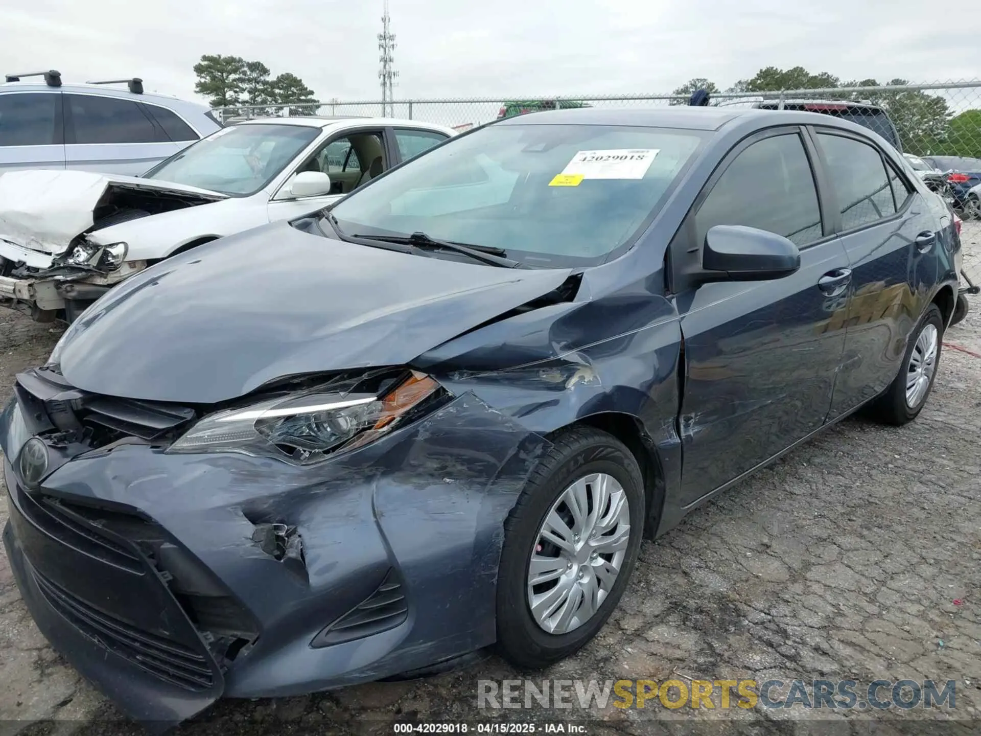 6 Photograph of a damaged car 5YFBURHE8KP936426 TOYOTA COROLLA 2019