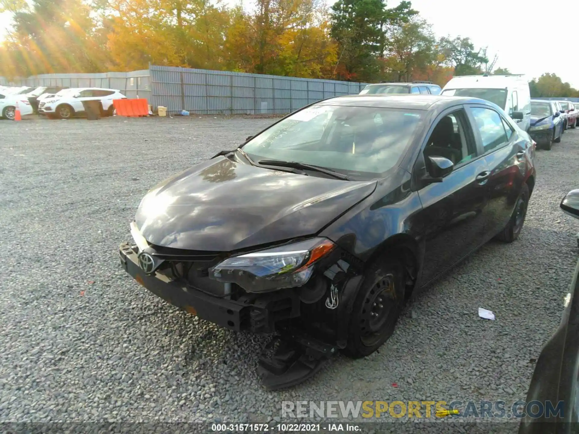 2 Photograph of a damaged car 5YFBURHE8KP936913 TOYOTA COROLLA 2019