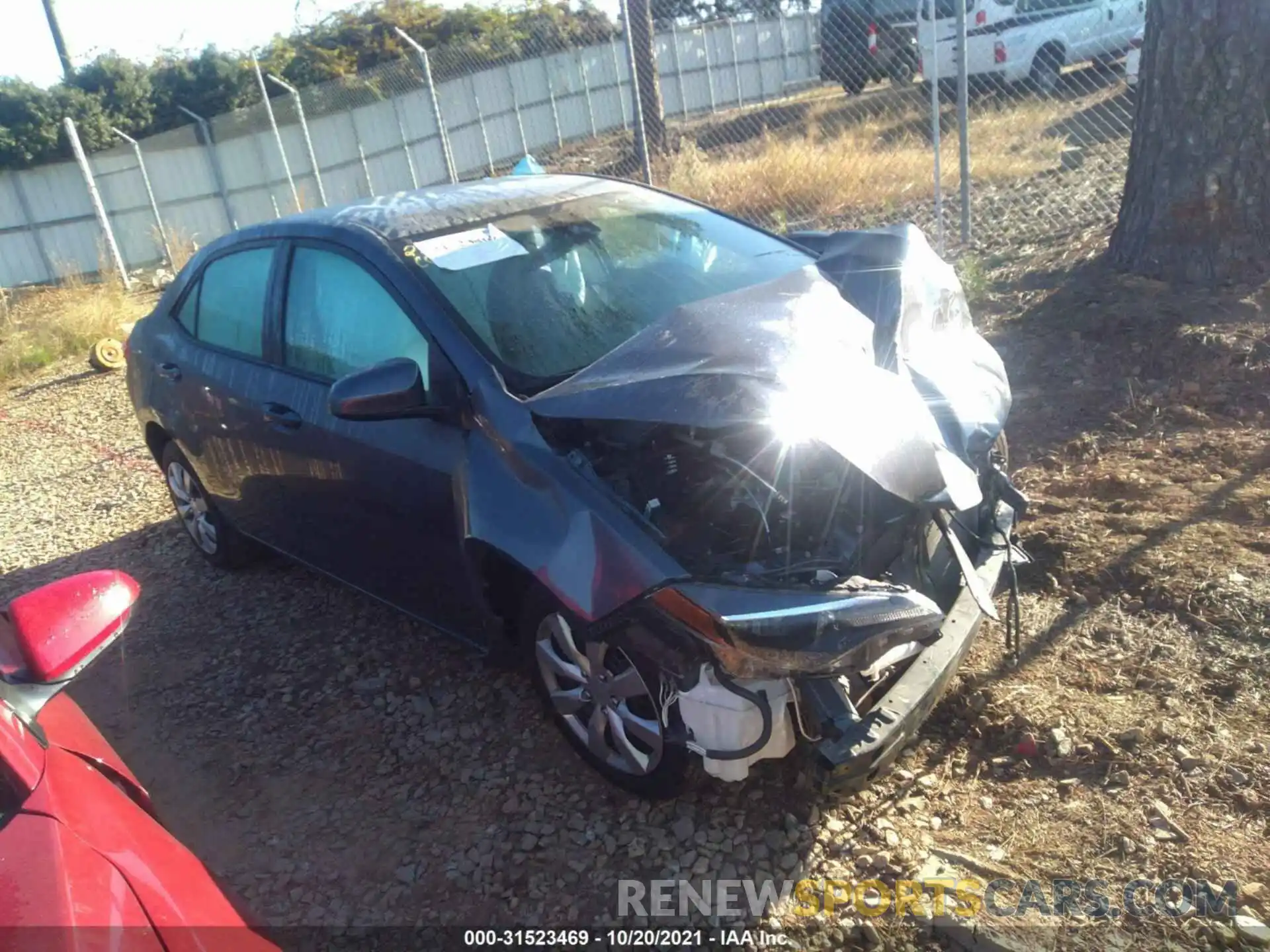 1 Photograph of a damaged car 5YFBURHE8KP939665 TOYOTA COROLLA 2019