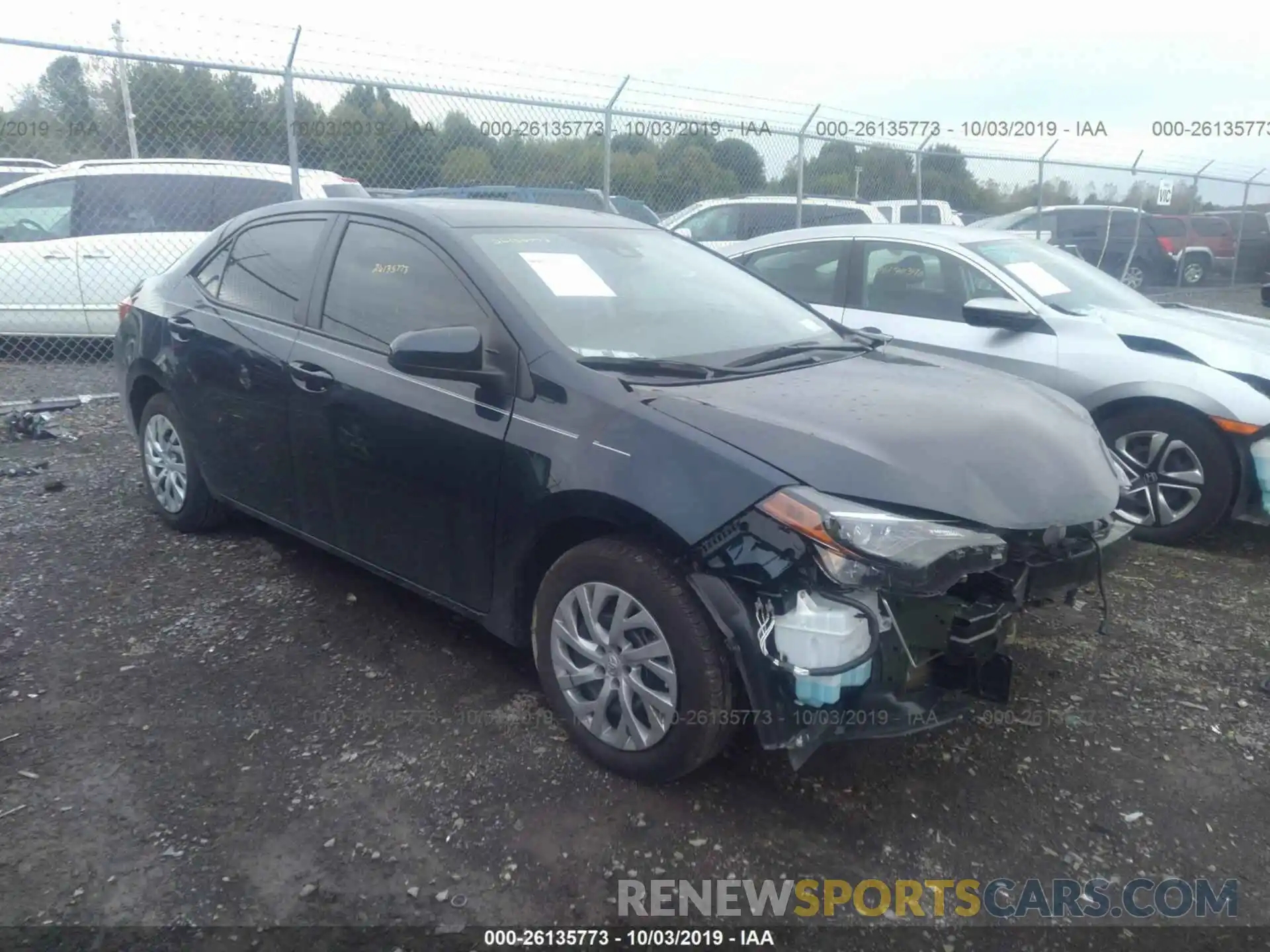 1 Photograph of a damaged car 5YFBURHE8KP943411 TOYOTA COROLLA 2019