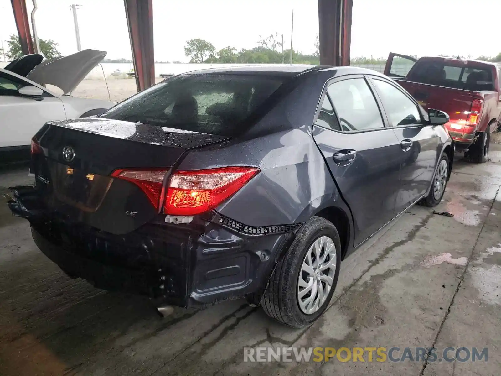 4 Photograph of a damaged car 5YFBURHE8KP944073 TOYOTA COROLLA 2019