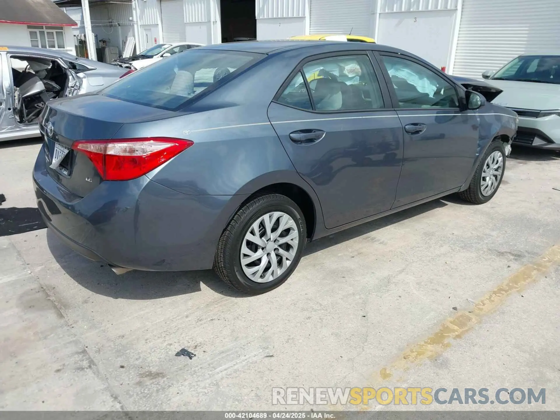 4 Photograph of a damaged car 5YFBURHE8KP944395 TOYOTA COROLLA 2019