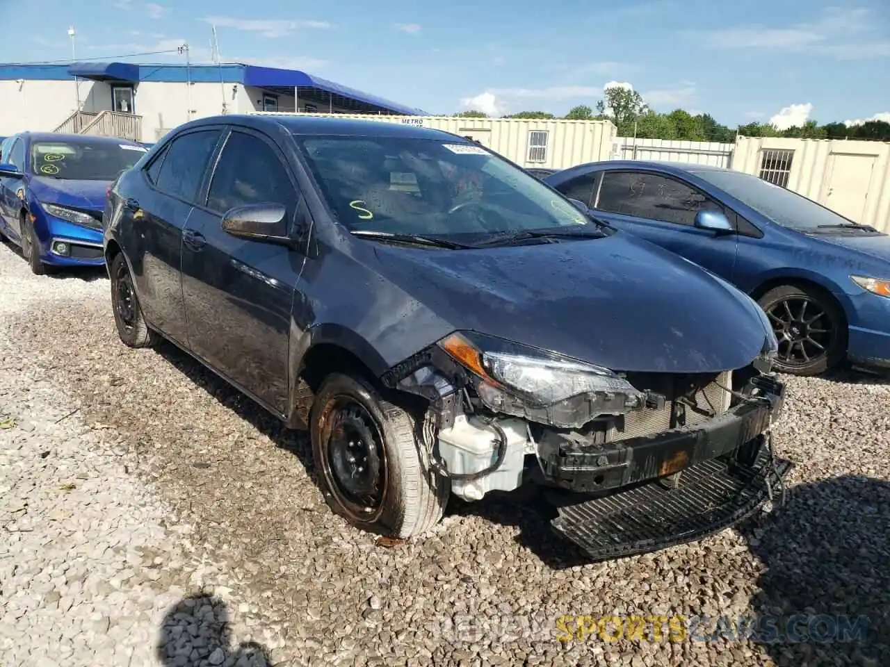 1 Photograph of a damaged car 5YFBURHE8KP944798 TOYOTA COROLLA 2019