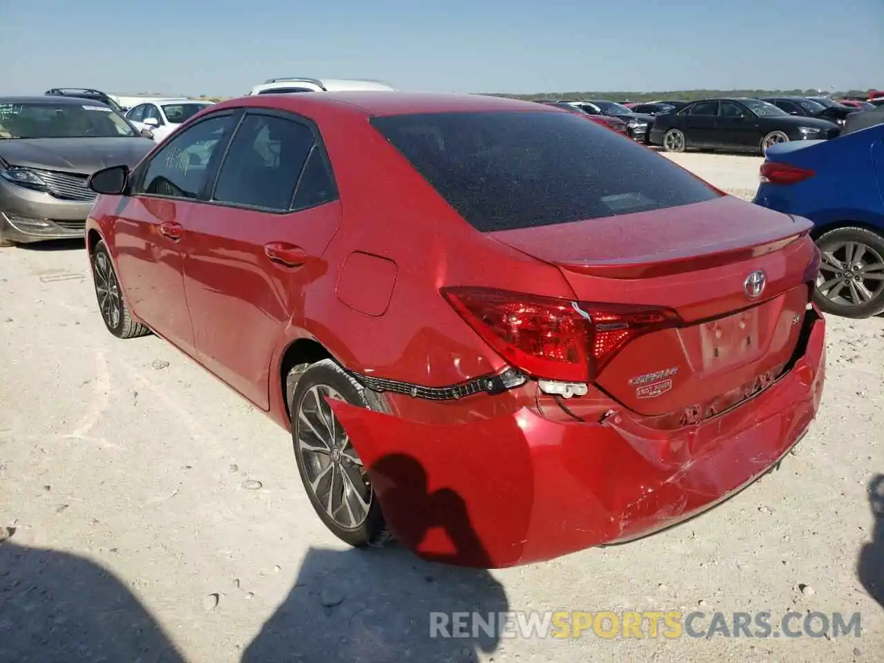 3 Photograph of a damaged car 5YFBURHE8KP946485 TOYOTA COROLLA 2019