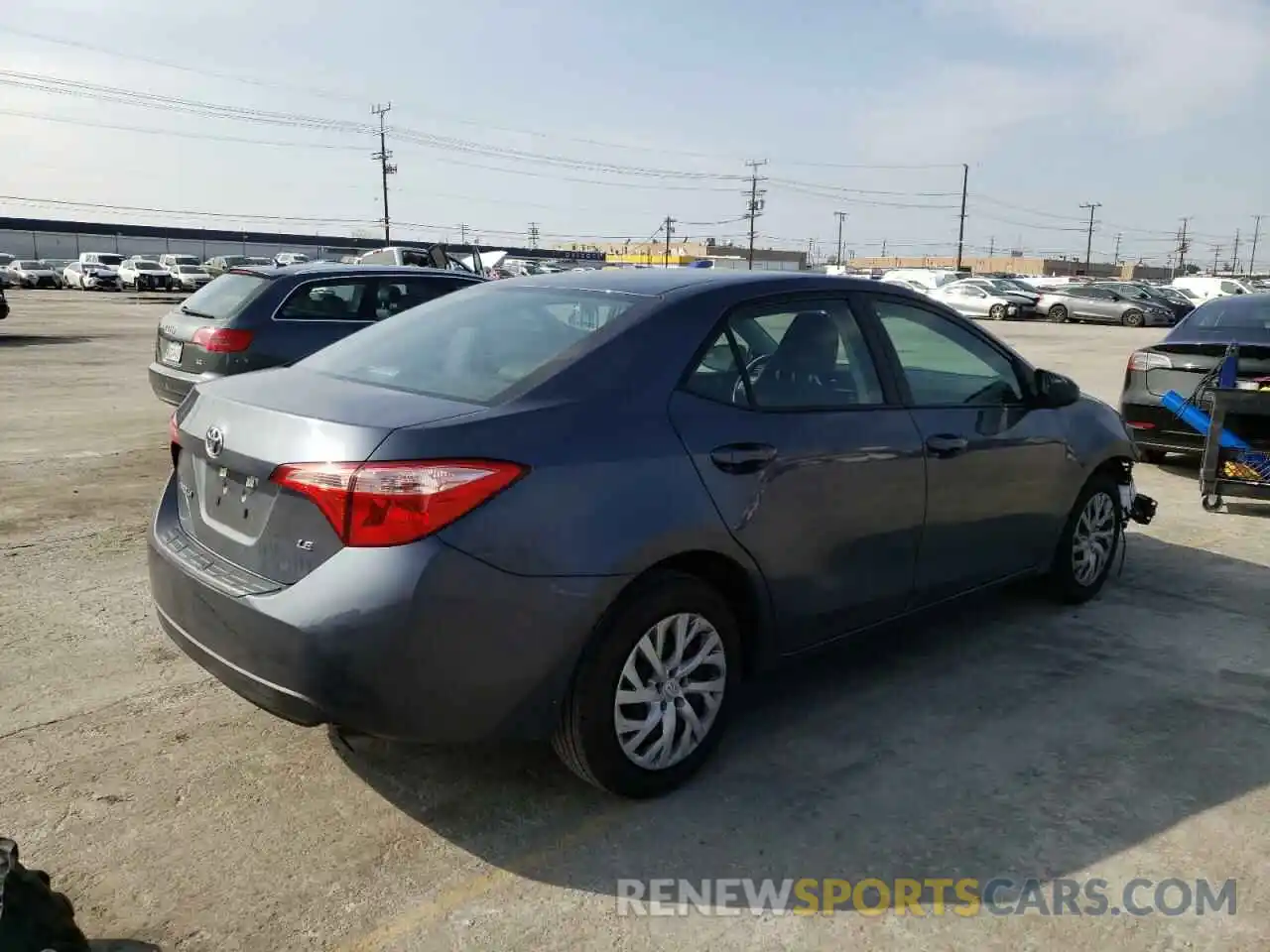 4 Photograph of a damaged car 5YFBURHE8KP949712 TOYOTA COROLLA 2019