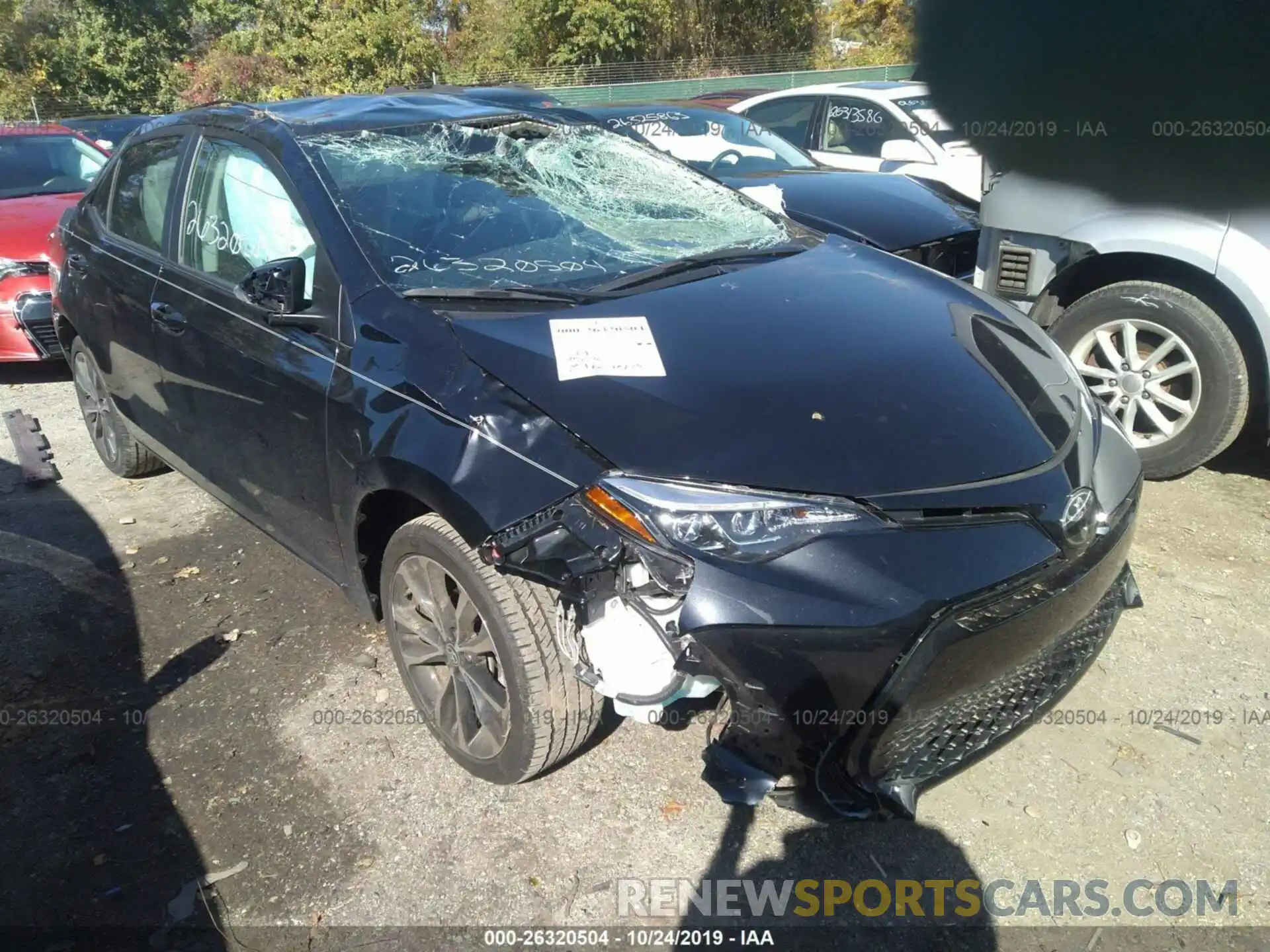 1 Photograph of a damaged car 5YFBURHE9KP857511 TOYOTA COROLLA 2019