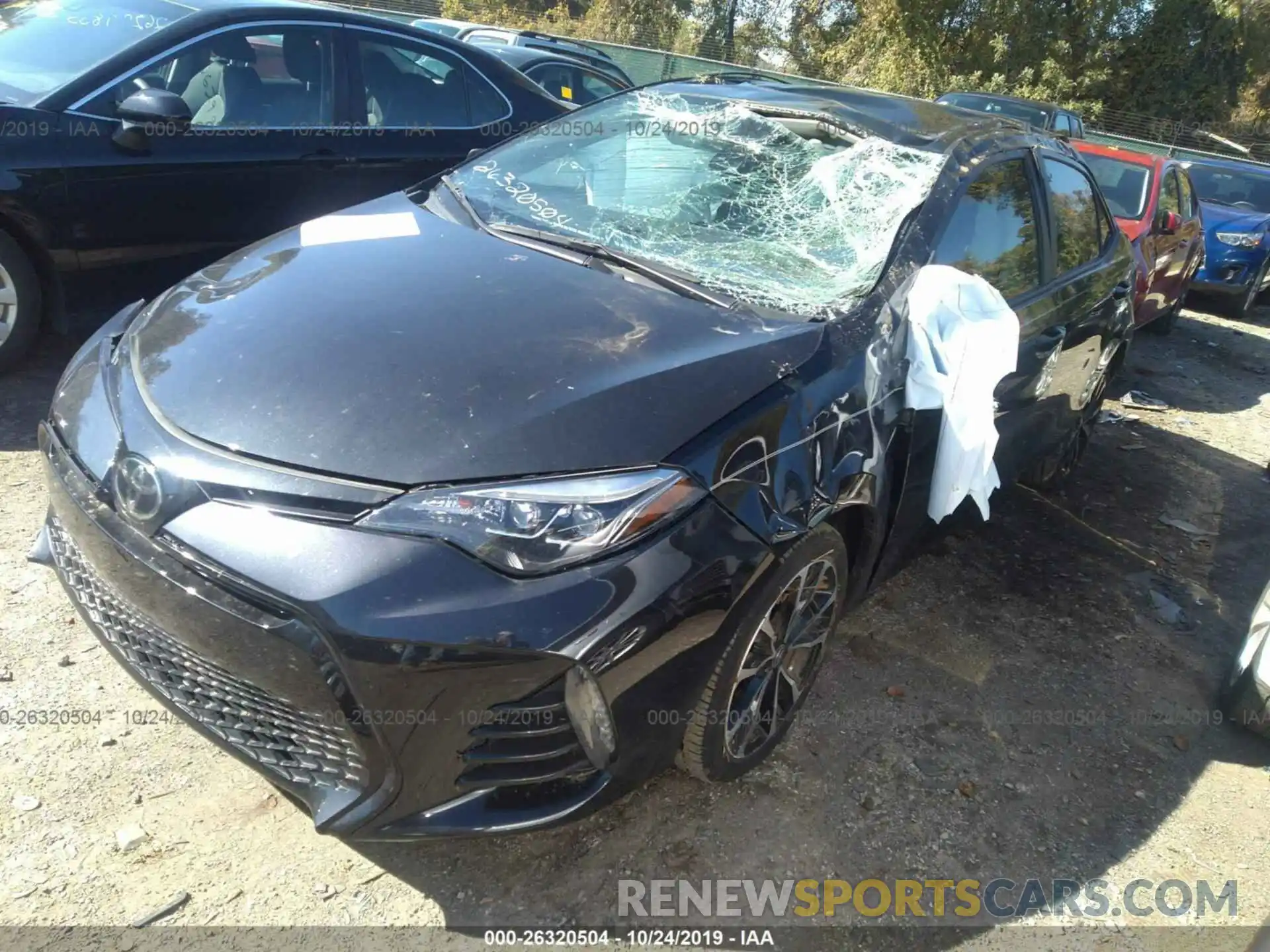 2 Photograph of a damaged car 5YFBURHE9KP857511 TOYOTA COROLLA 2019