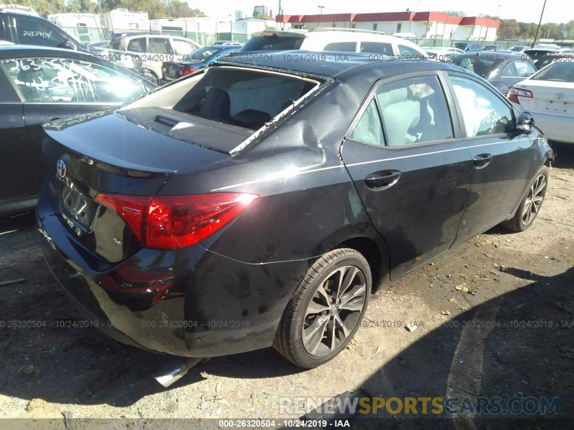 4 Photograph of a damaged car 5YFBURHE9KP857511 TOYOTA COROLLA 2019