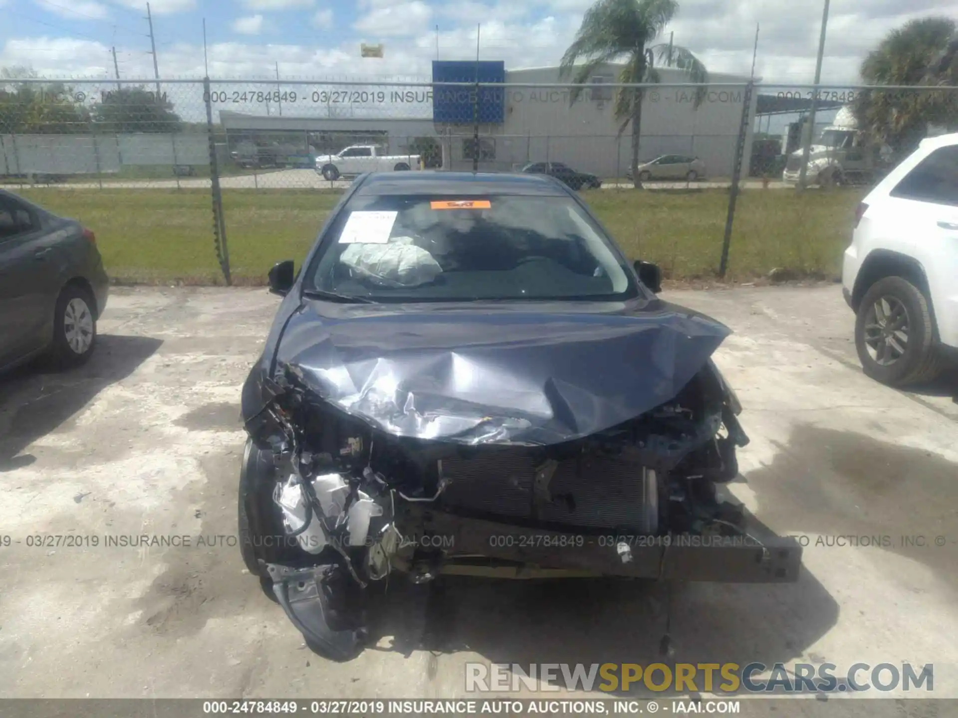 6 Photograph of a damaged car 5YFBURHE9KP859758 TOYOTA COROLLA 2019