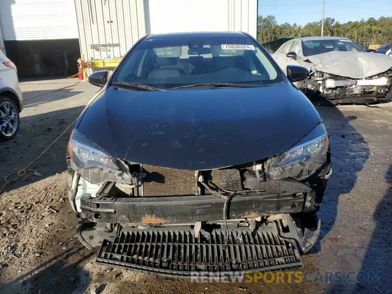 5 Photograph of a damaged car 5YFBURHE9KP860487 TOYOTA COROLLA 2019