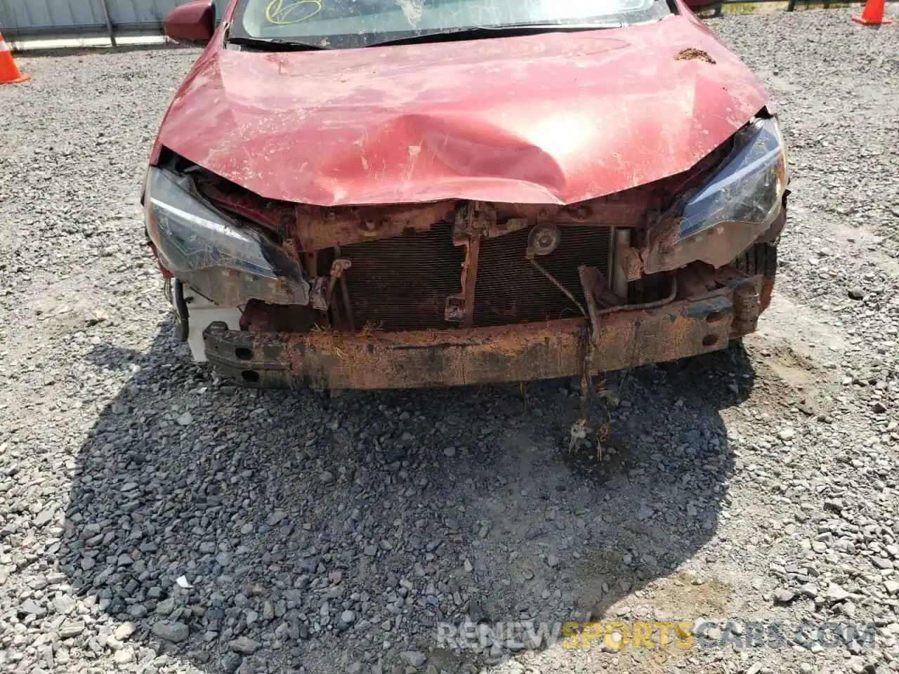 9 Photograph of a damaged car 5YFBURHE9KP865933 TOYOTA COROLLA 2019