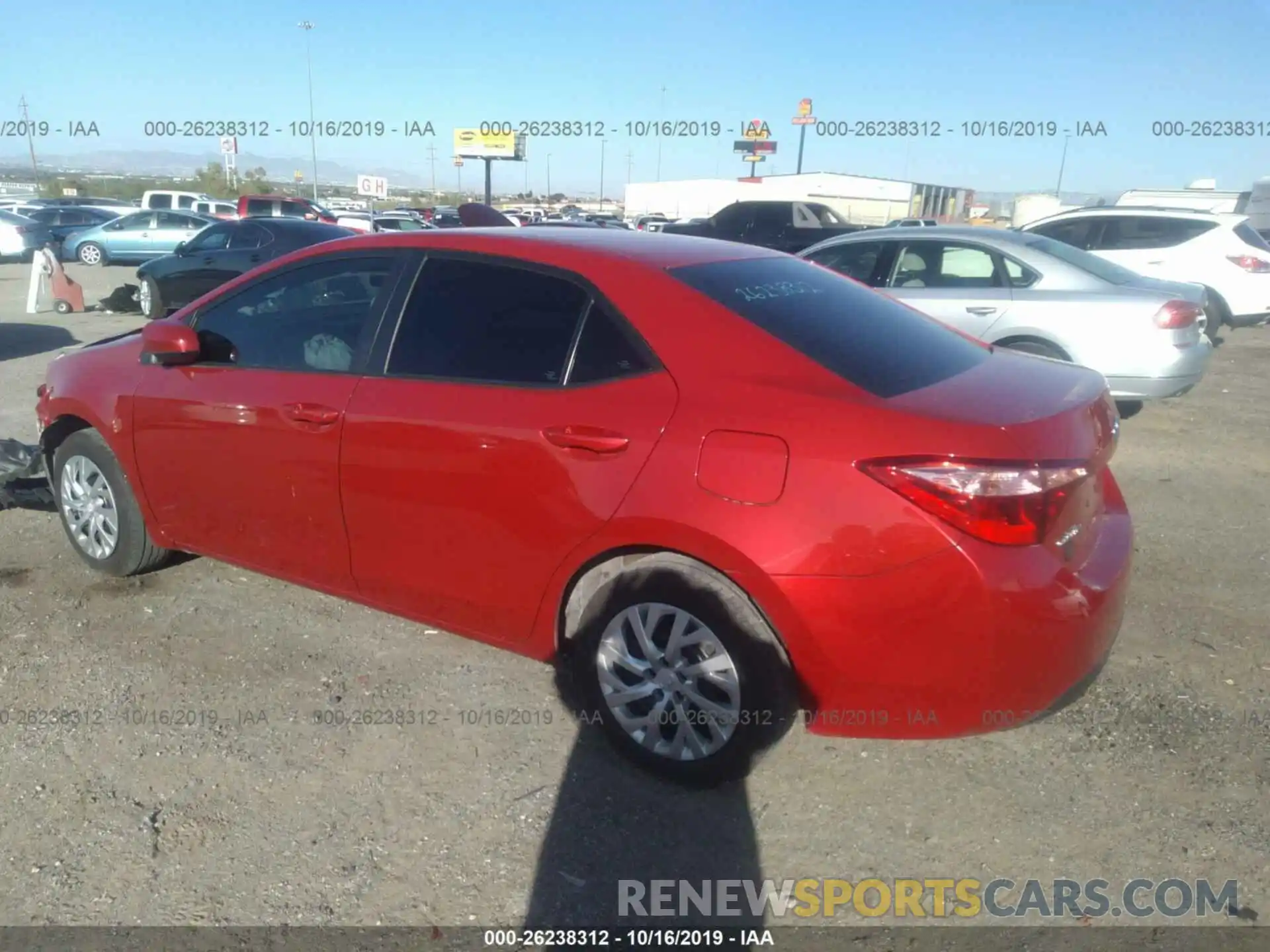 3 Photograph of a damaged car 5YFBURHE9KP868038 TOYOTA COROLLA 2019