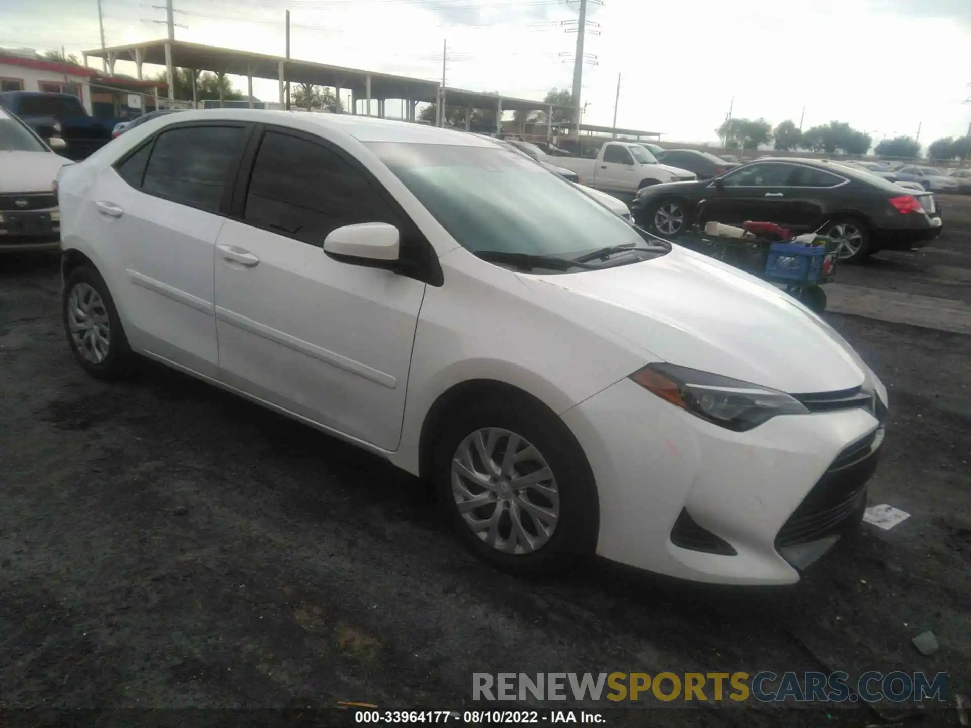 1 Photograph of a damaged car 5YFBURHE9KP869478 TOYOTA COROLLA 2019